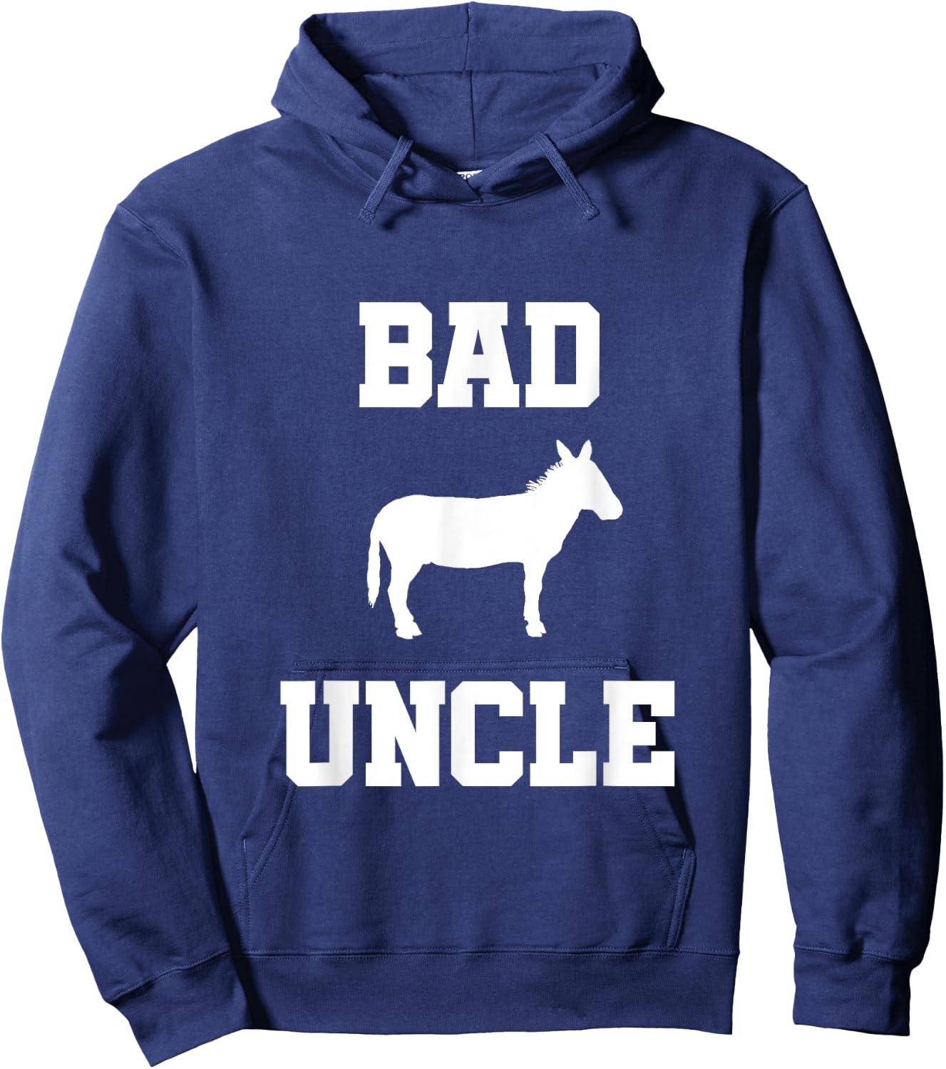 Bad ass Uncle funny Uncle gift Hoodie - Hoodie | Navy