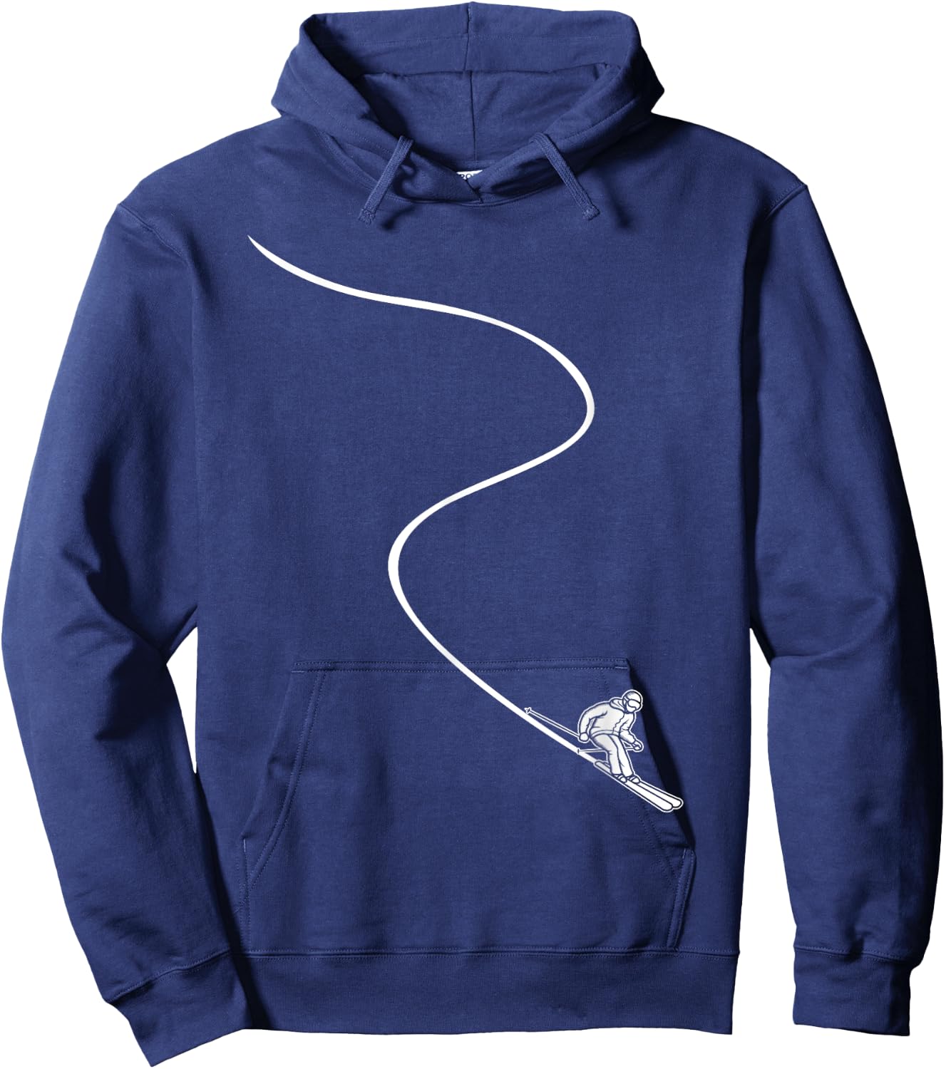 Ski Skiing - Skier Hoodie - Hoodie | Navy