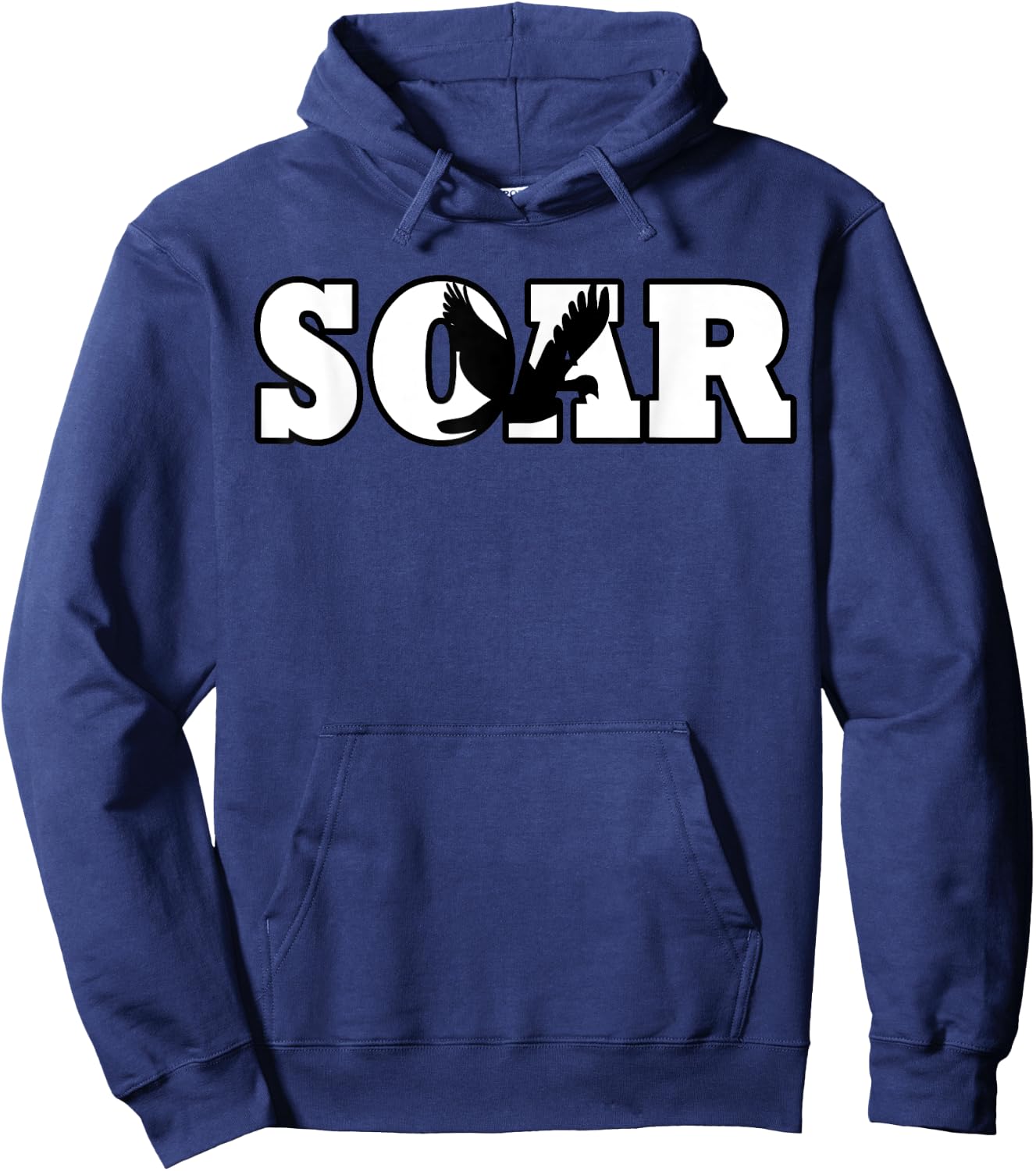 SOAR Eagle t shirt Hoodie - Hoodie | Navy