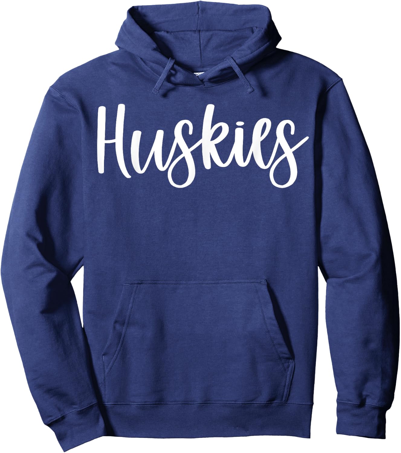 Huskies School Spirit Team Mascot Game Night Hoodie - Hoodie | Navy