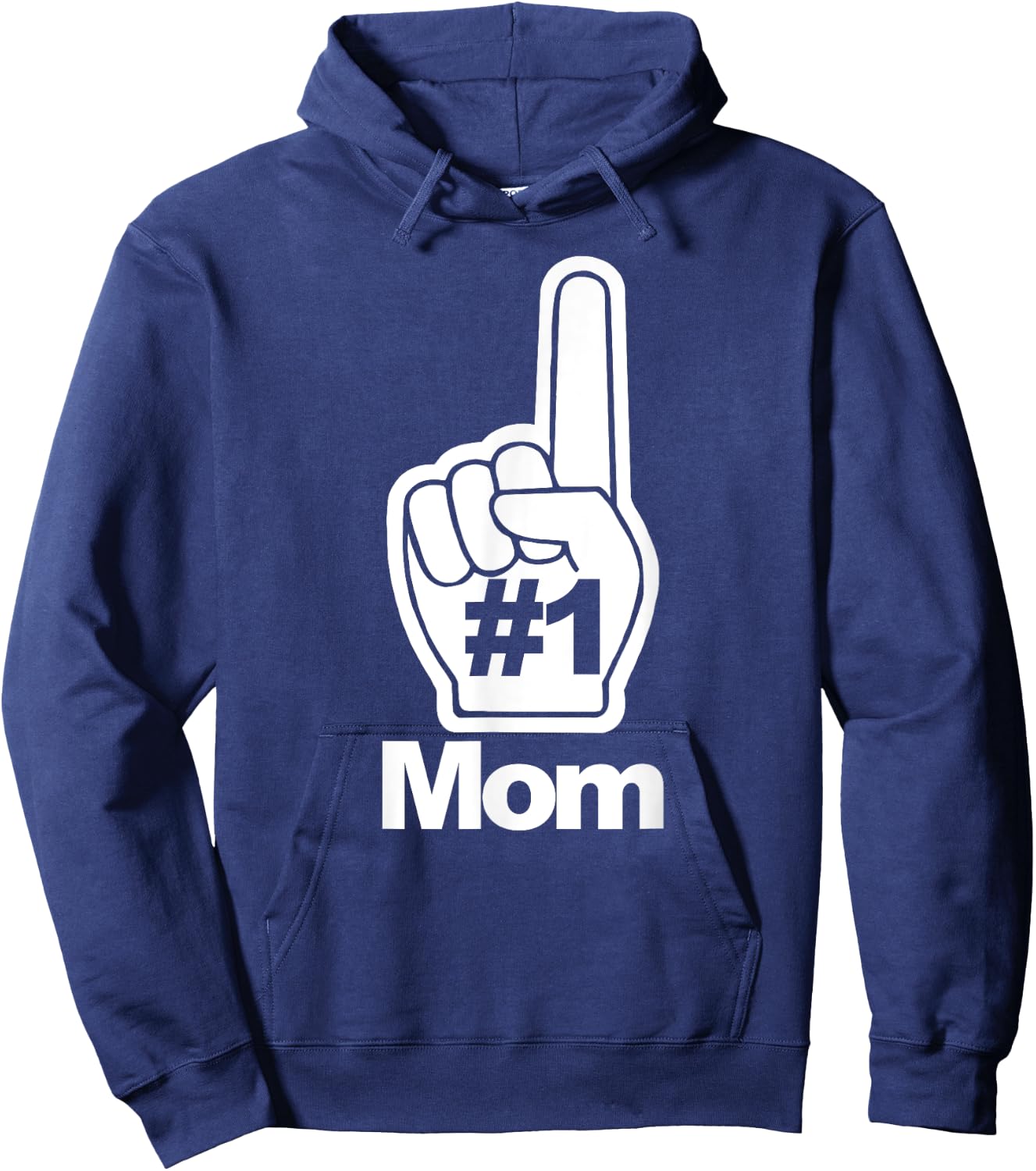 Number One Mom Hoodie - Hoodie | Navy