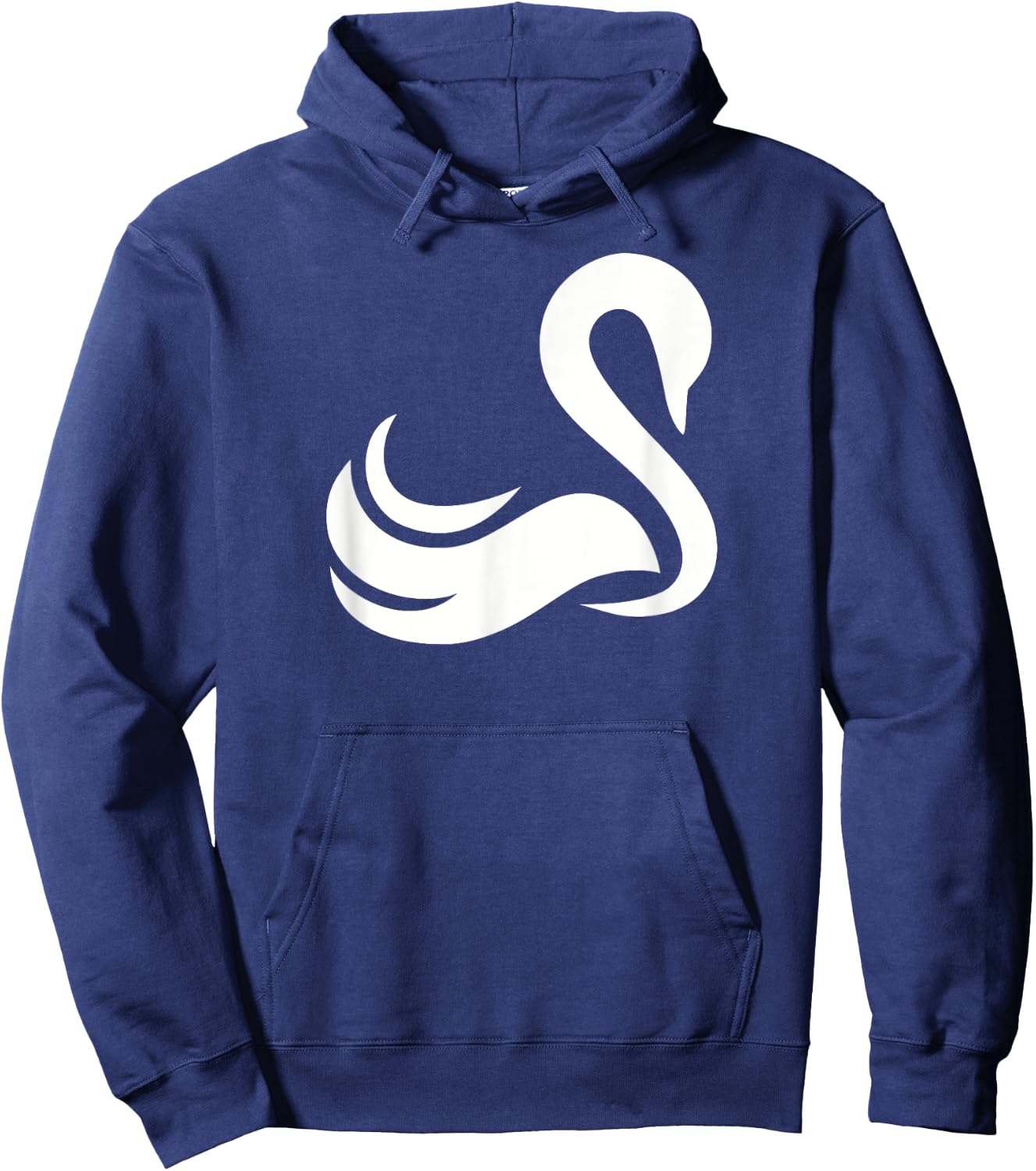 Drawn swan Hoodie - Hoodie | Navy