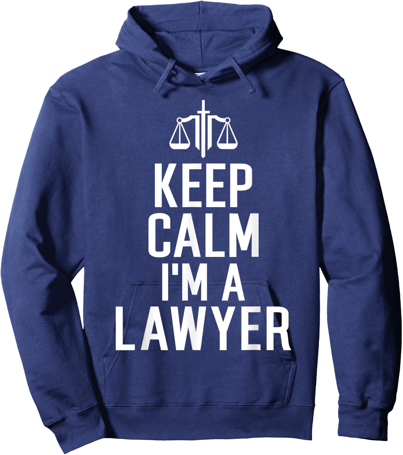Keep Calm im a Lawyer Hoodie - Hoodie | Navy