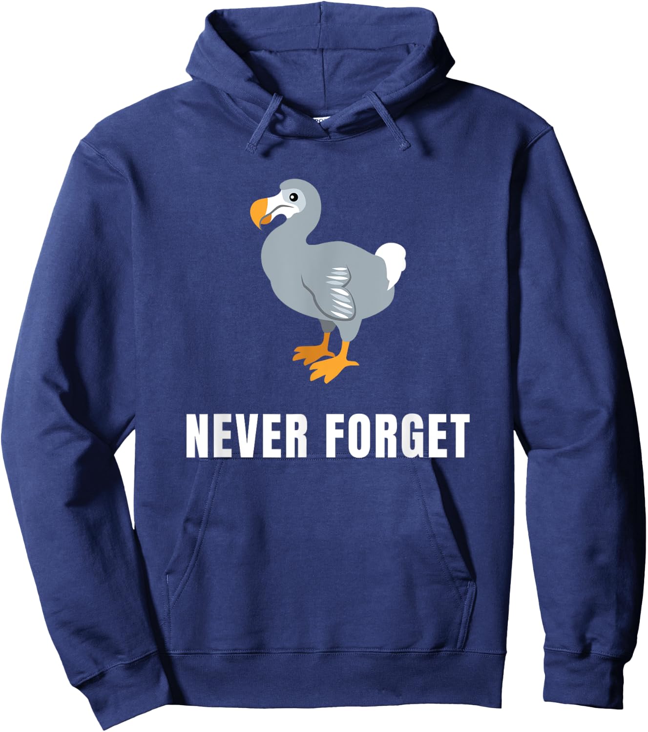 Never Forget The Dodo Funny Extinct Animal Hoodie - Hoodie | Navy