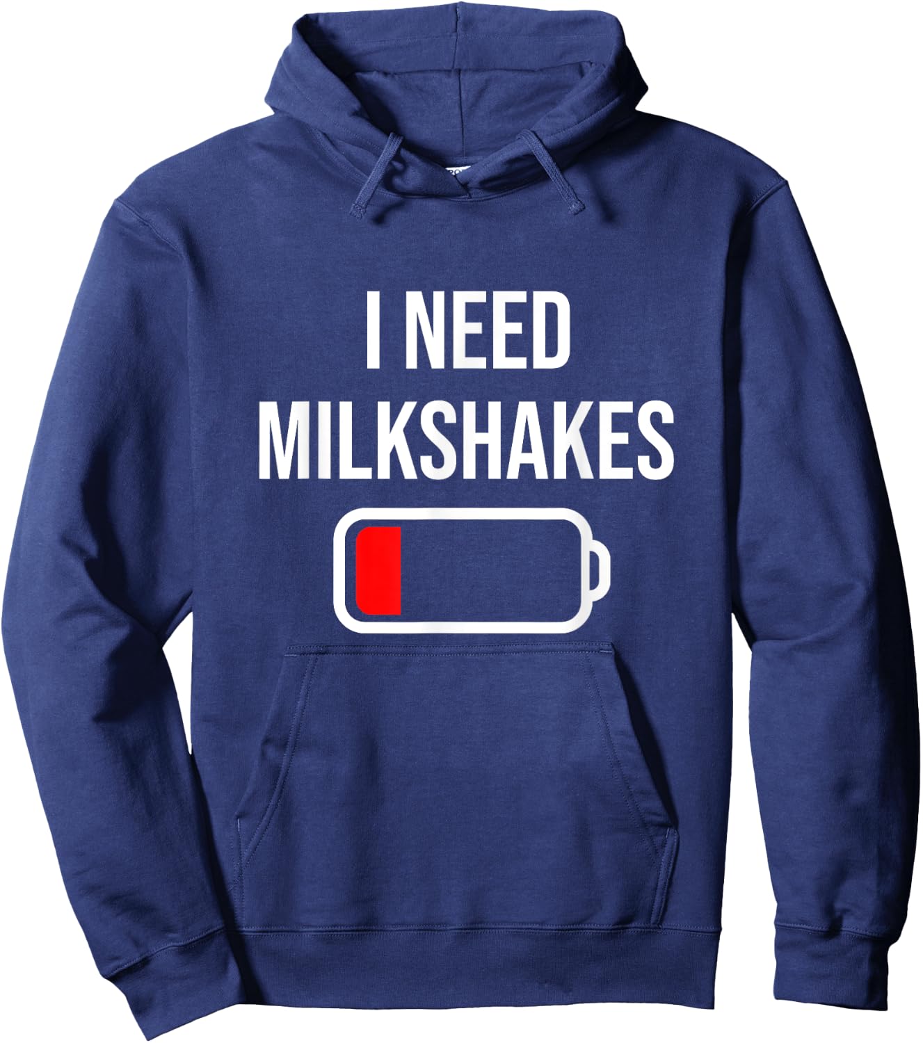 I Need Milkshakes - Milk Funny Drink Milkshake Hoodie - Hoodie | Navy