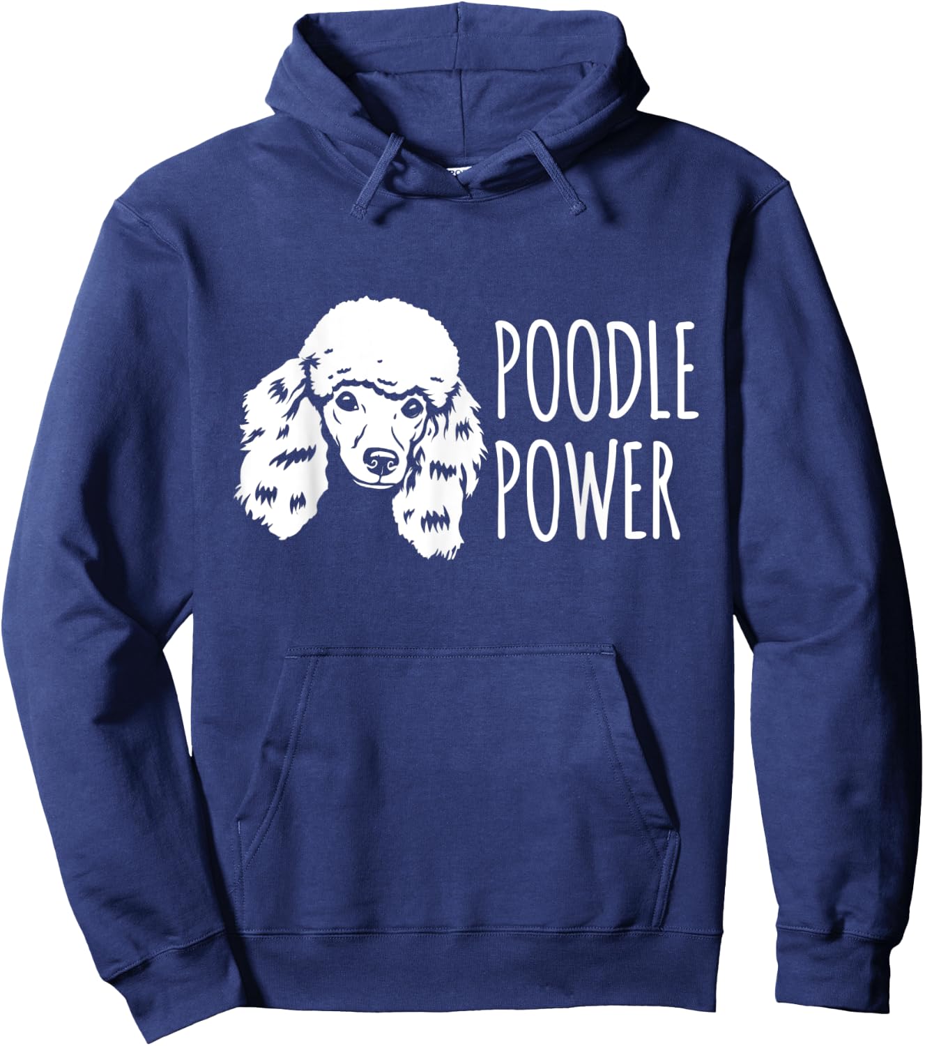 Poodle Power Pet Owner Breed Dog Lover Women Hoodie - Hoodie | Navy
