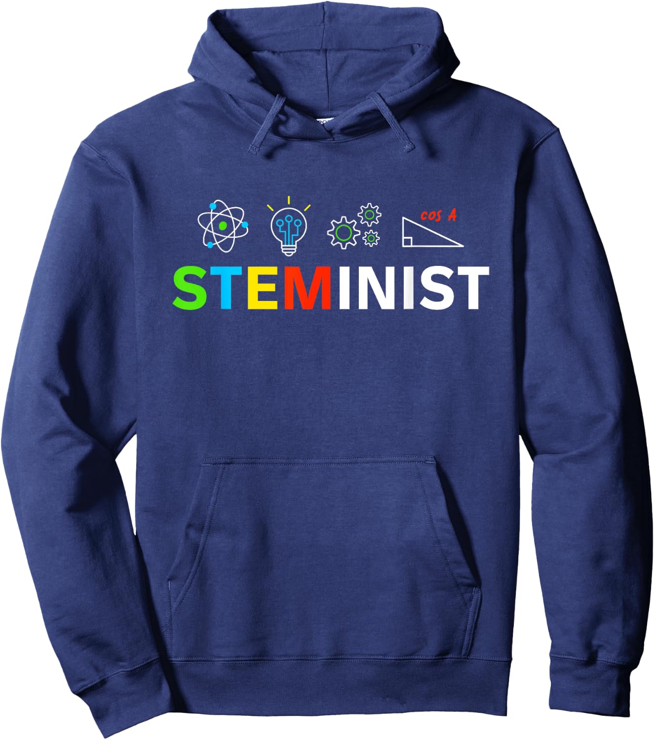 STEMINIST Female Empowering Women Feminists Hoodie - Hoodie | Navy