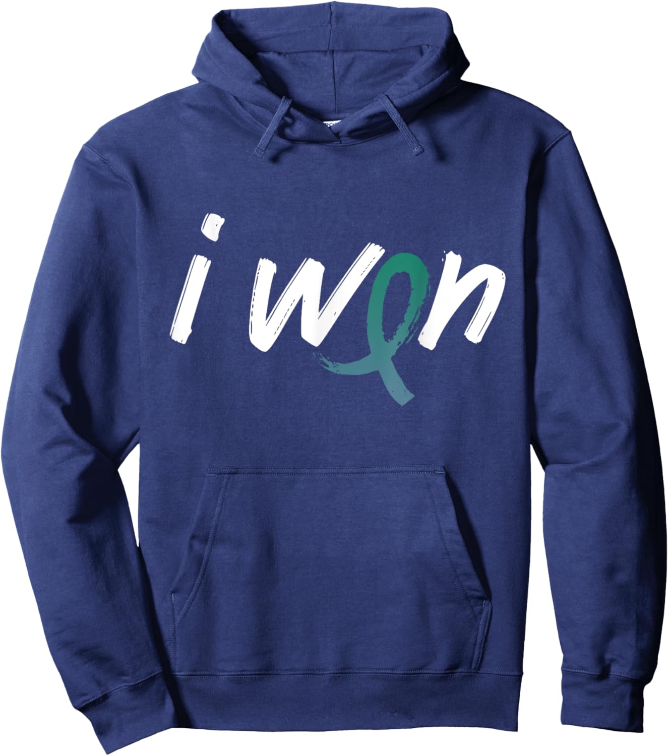 Anal Cancer Awareness - I Won Survivor Fighter Hoodie - Hoodie | Navy
