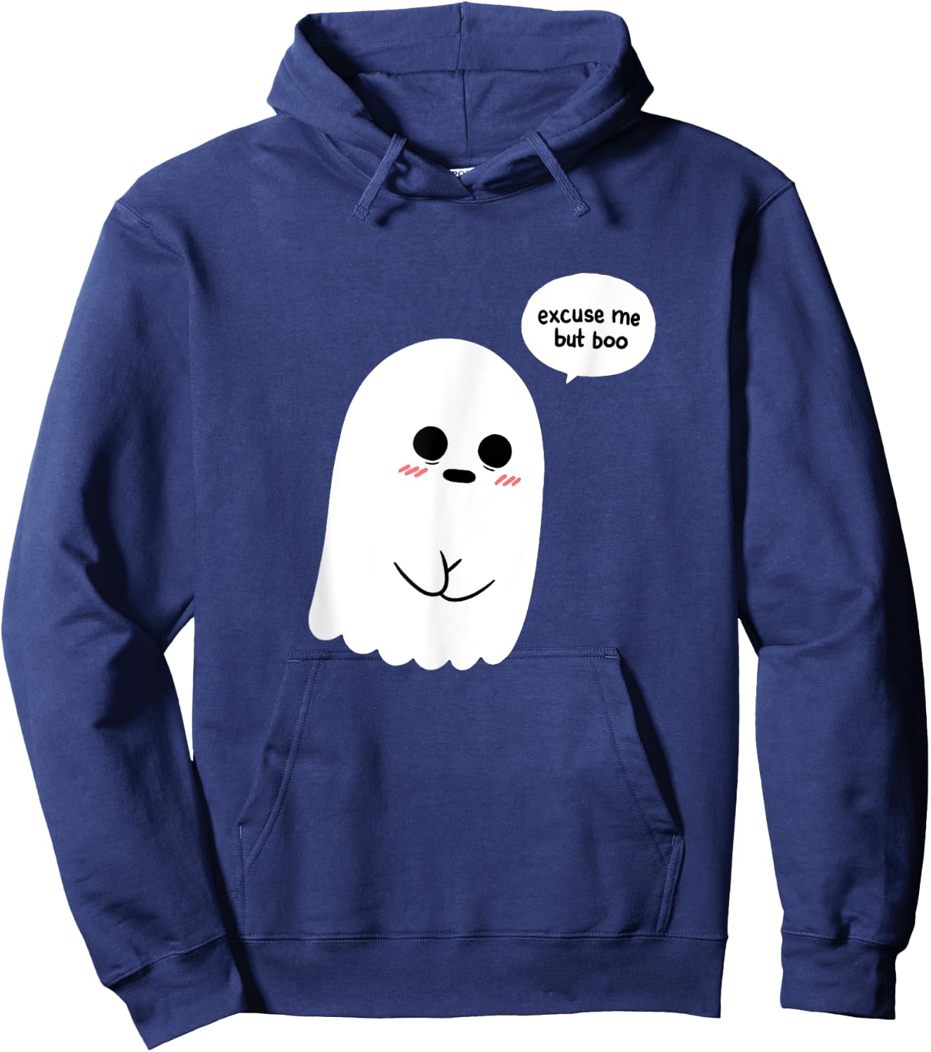 Funny Halloween Excuse Me But Boo Costume Hoodie - Hoodie | Navy