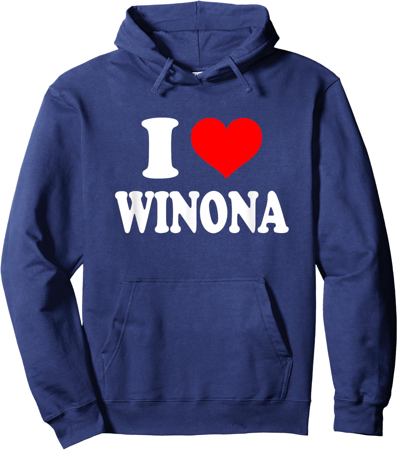 I Love Winona Hoodie - Hoodie | Navy