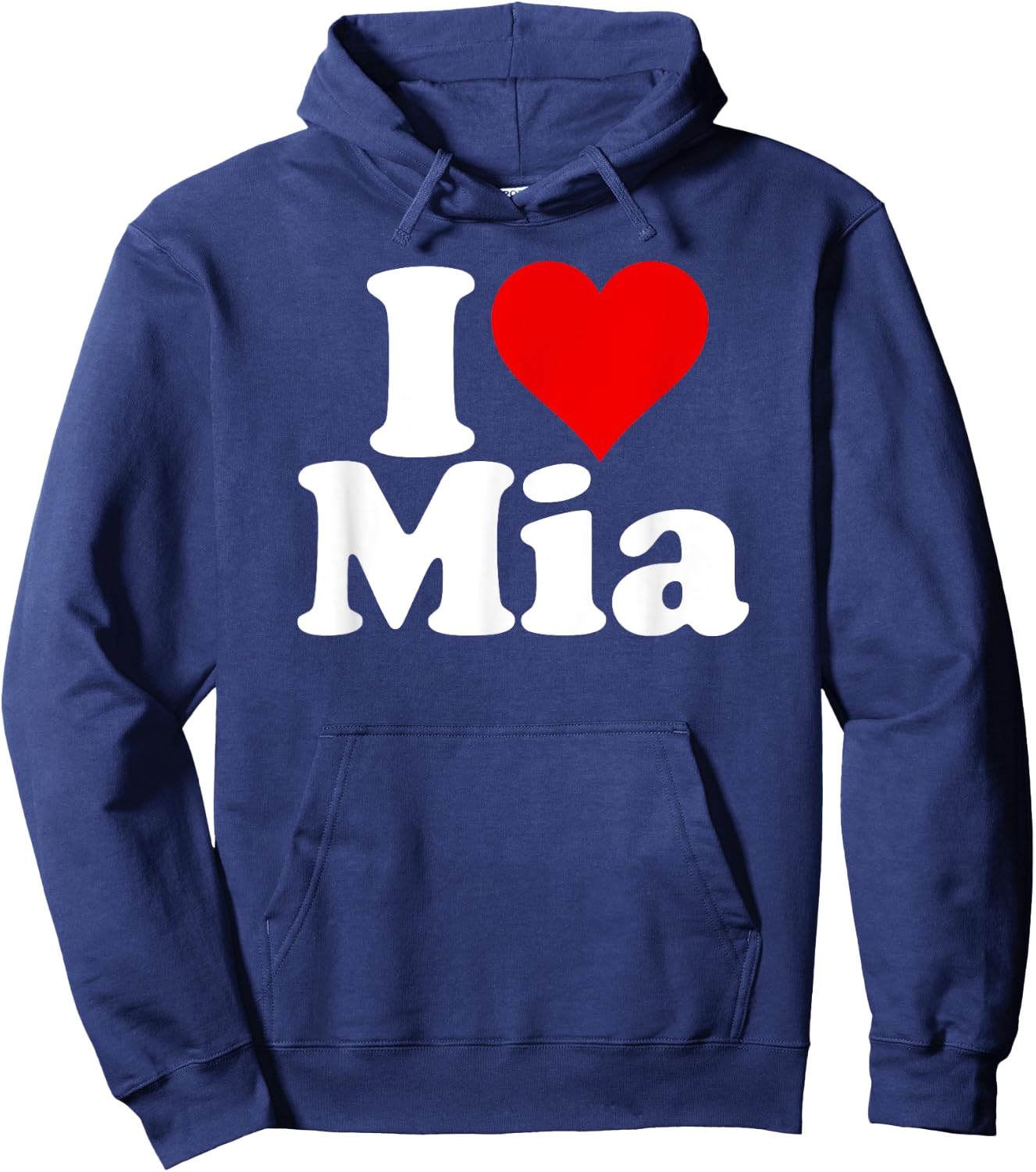 I Heart Love Mia Hoodie - Hoodie | Navy