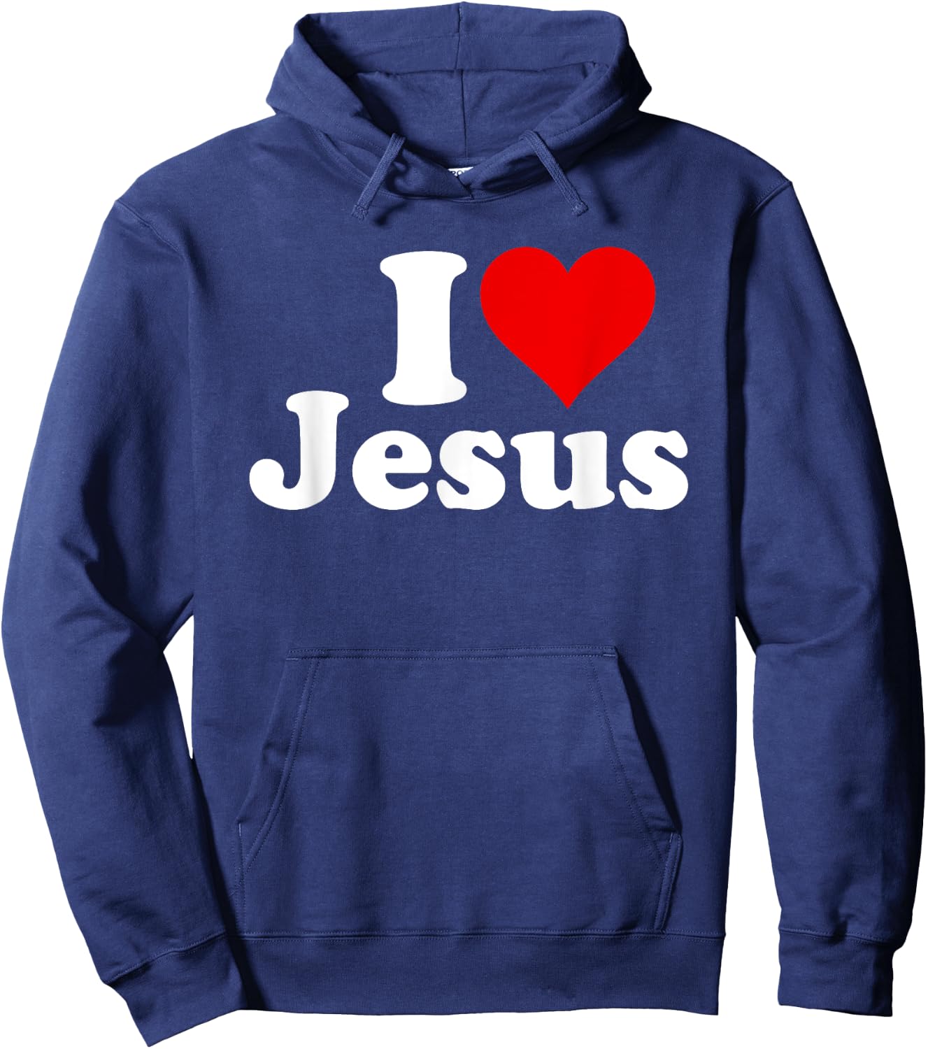 I Heart Love Jesus Christ Hoodie - Hoodie | Navy