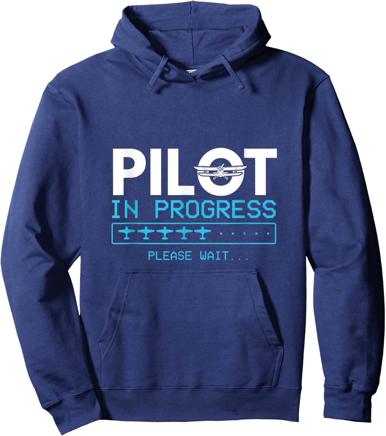 Pilot In Progress Please Wait Pilot Hoodie - Hoodie | Navy