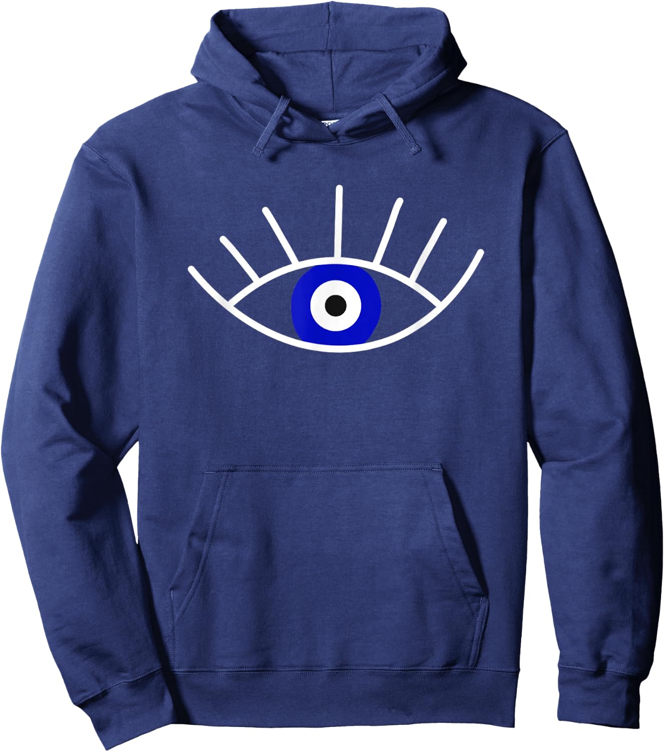 Evil Eye Curse Protection Seeing Eye Evil Eye Hoodie - Hoodie | Navy