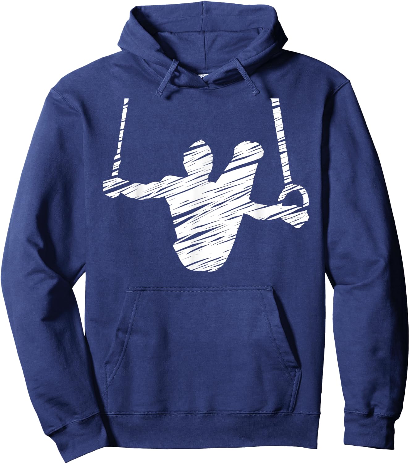 Motif gymnastics gymnast gymnastics fan vintage Hoodie - Hoodie | Navy