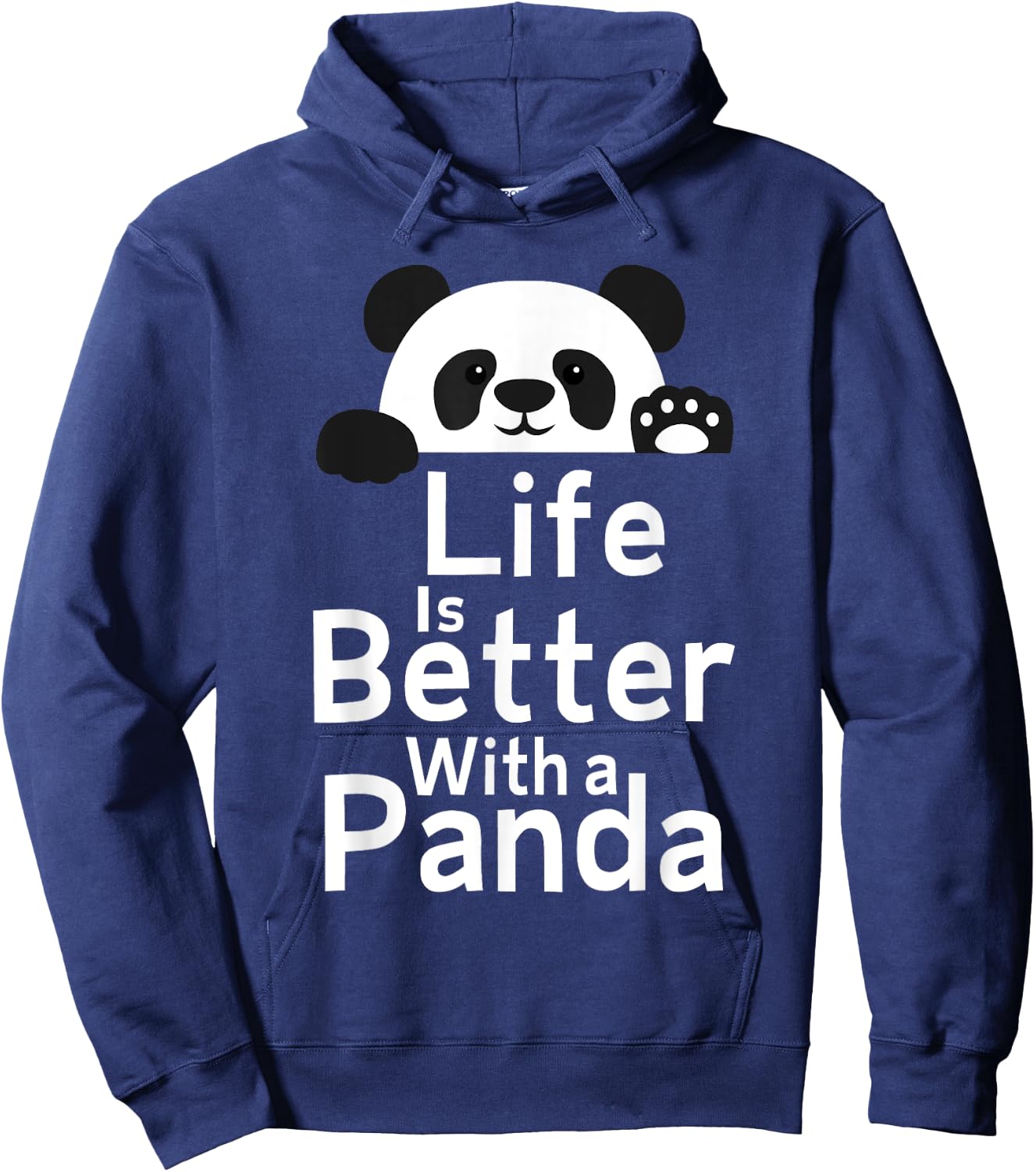 Life Is Better With A Panda - Panda Lover Hoodie - Hoodie | Navy