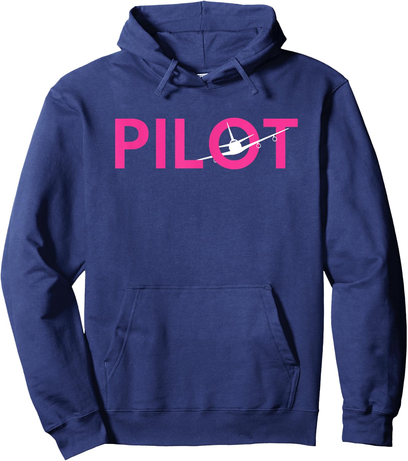 Female Pilot Aviation Hoodie - Hoodie | Navy