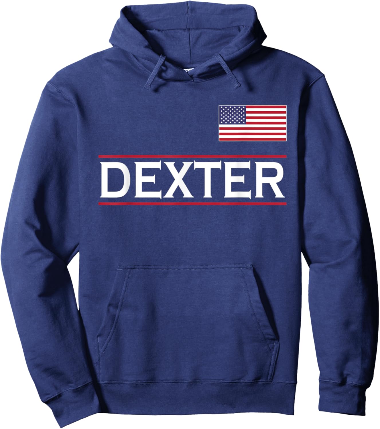 DEXTER Personalized Name Funny Birthday Gift Hoodie - Hoodie | Navy