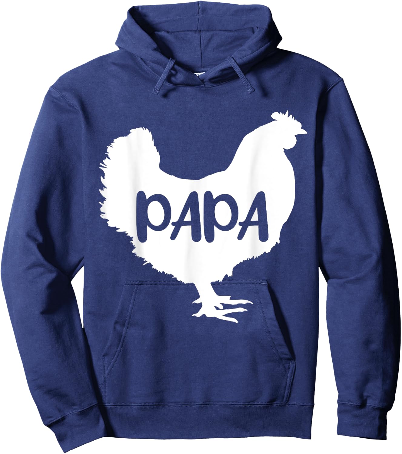 Papa Chicken Grandpa Chickens Hoodie - Hoodie | Navy