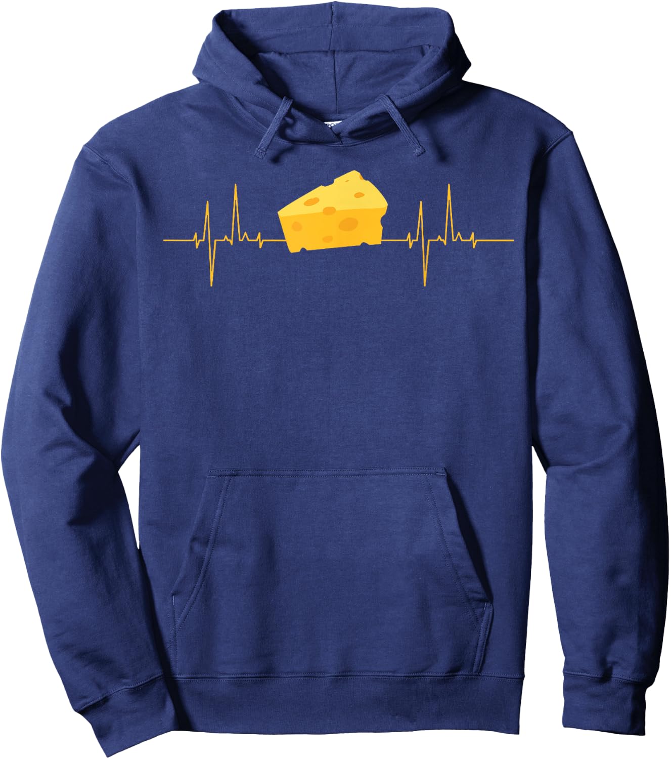 Funny Cheese Art Women Kids Cheese Dairy Lovers Hoodie - Hoodie | Navy