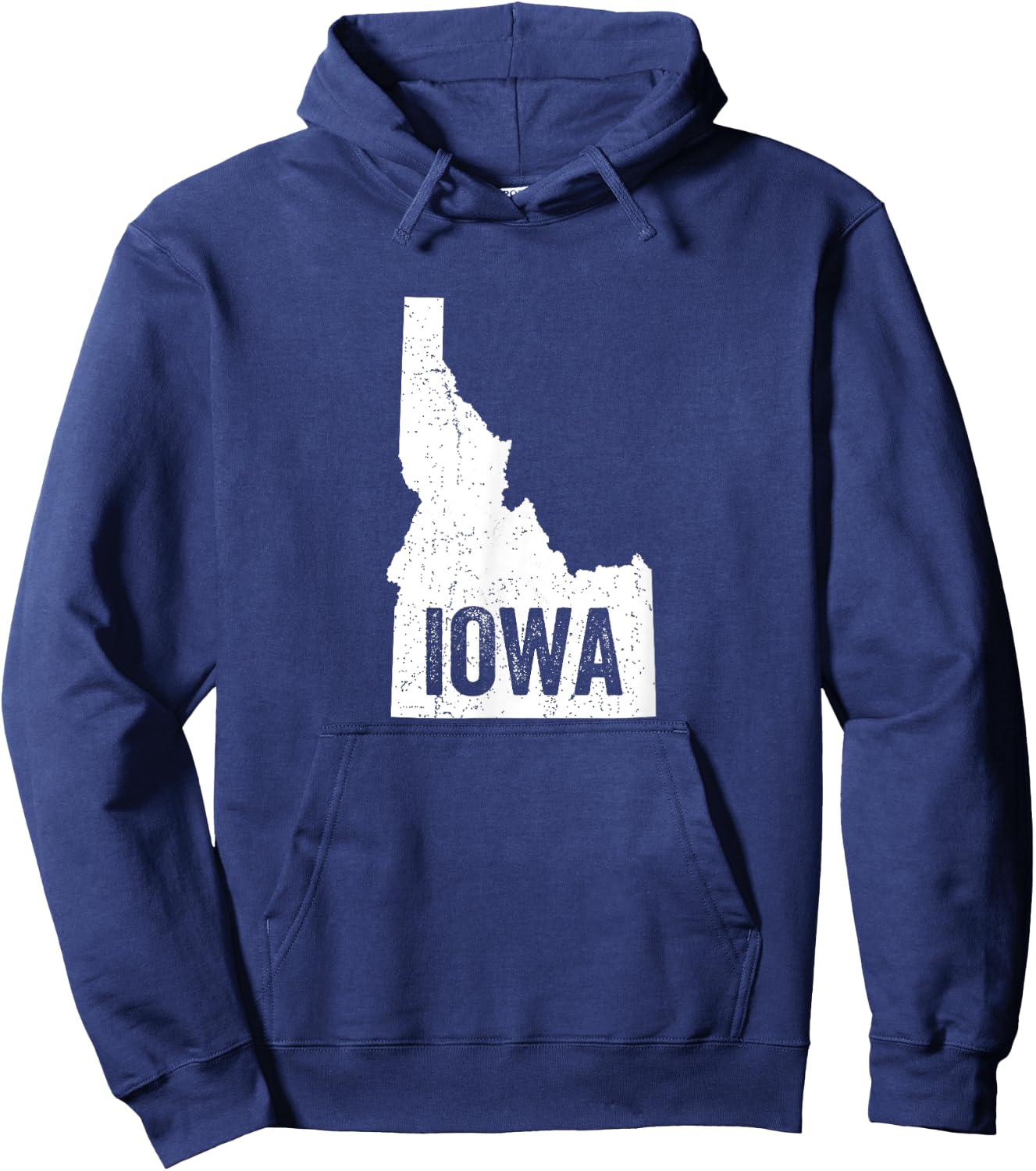 Idaho Iowa Funny Geography Mix up Hoodie - Hoodie | Navy
