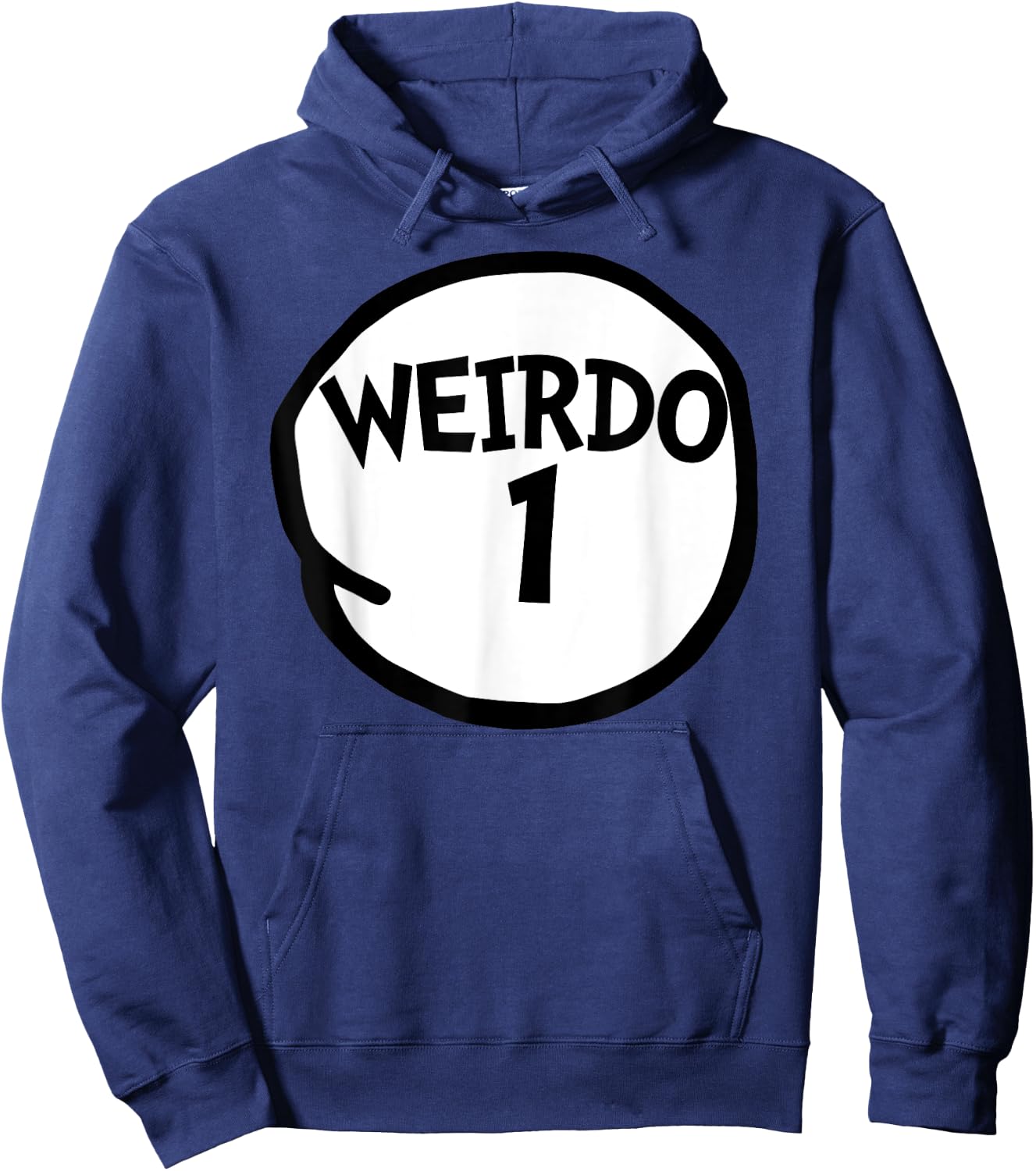 Weirdo 1 Funny Weirdo One Group Hoodie - Hoodie | Navy
