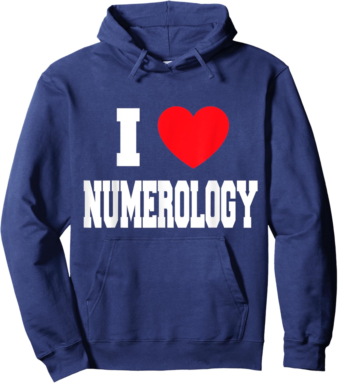 I Love Numerology Hoodie - Hoodie | Navy