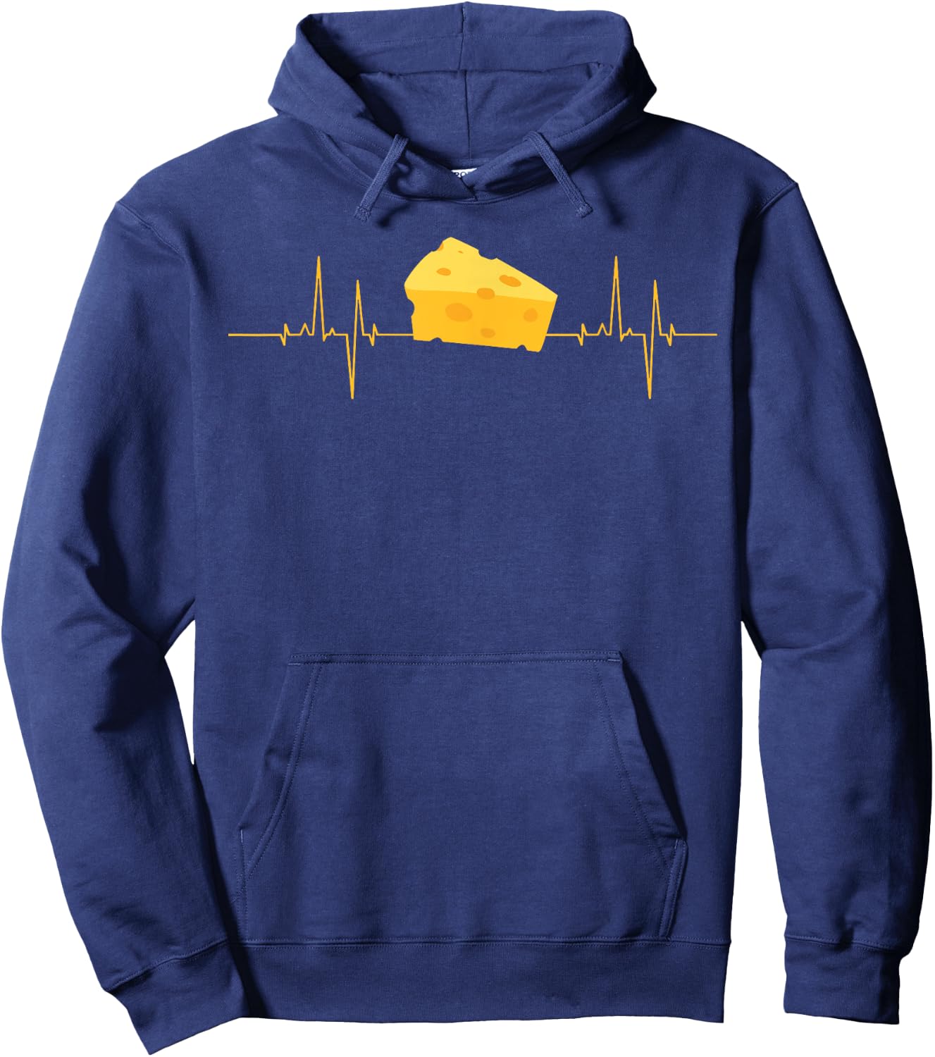 Funny Cheese Art Women Kids Cheese Dairy Lovers Hoodie - Hoodie | Navy