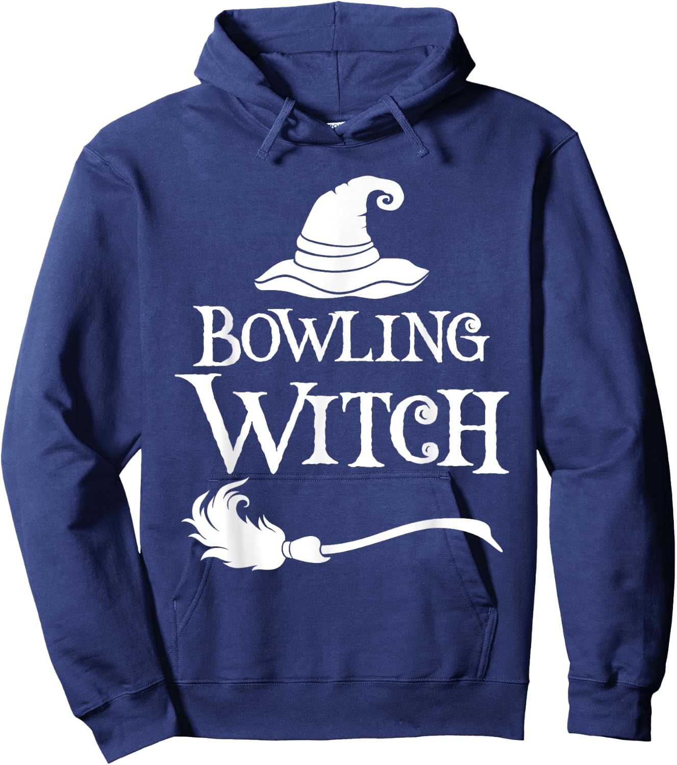 Bowling Witch Halloween Costume Shirt Hoodie - Hoodie | Navy