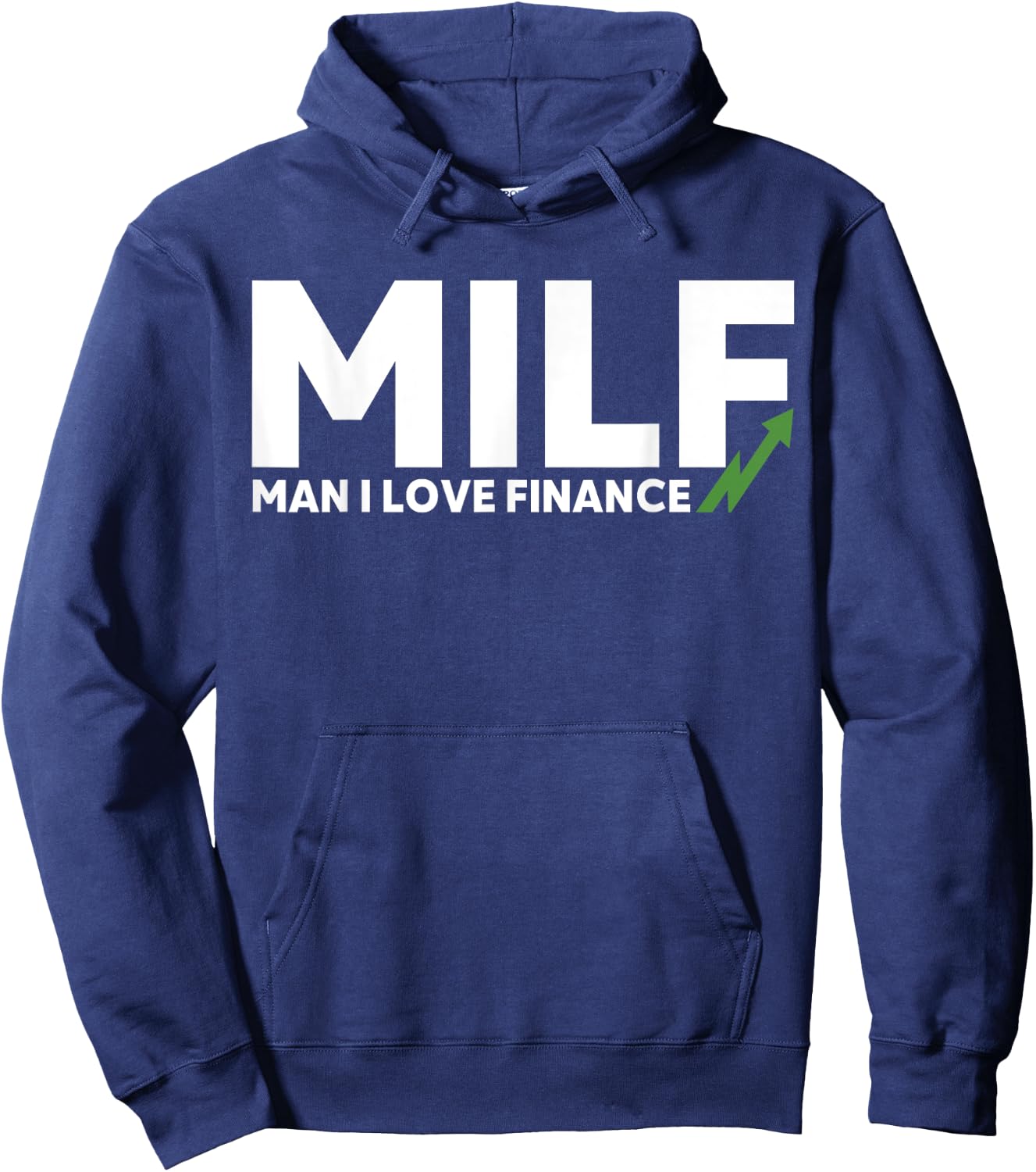 Funny Gift Cougar Man I Love Finance Hoodie - Hoodie | Navy