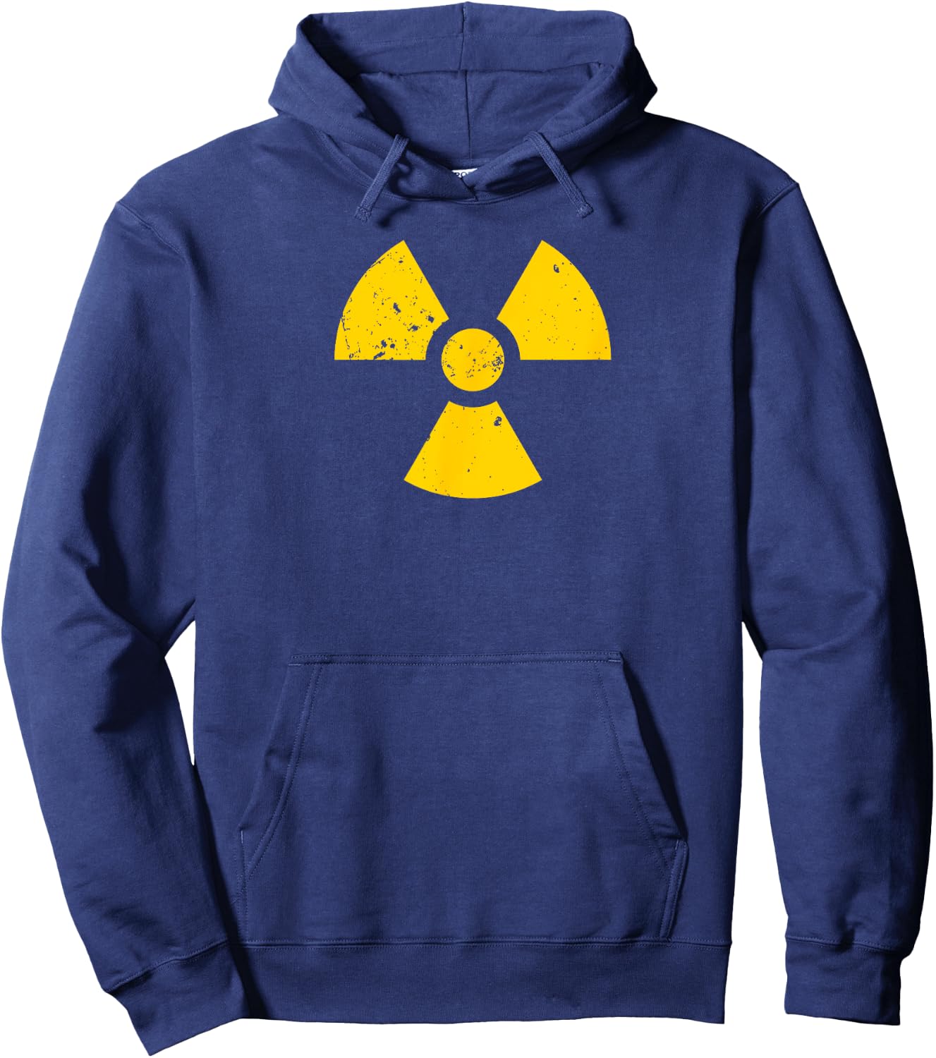Vintage Radioactive Symbol Hoodie - Hoodie | Navy