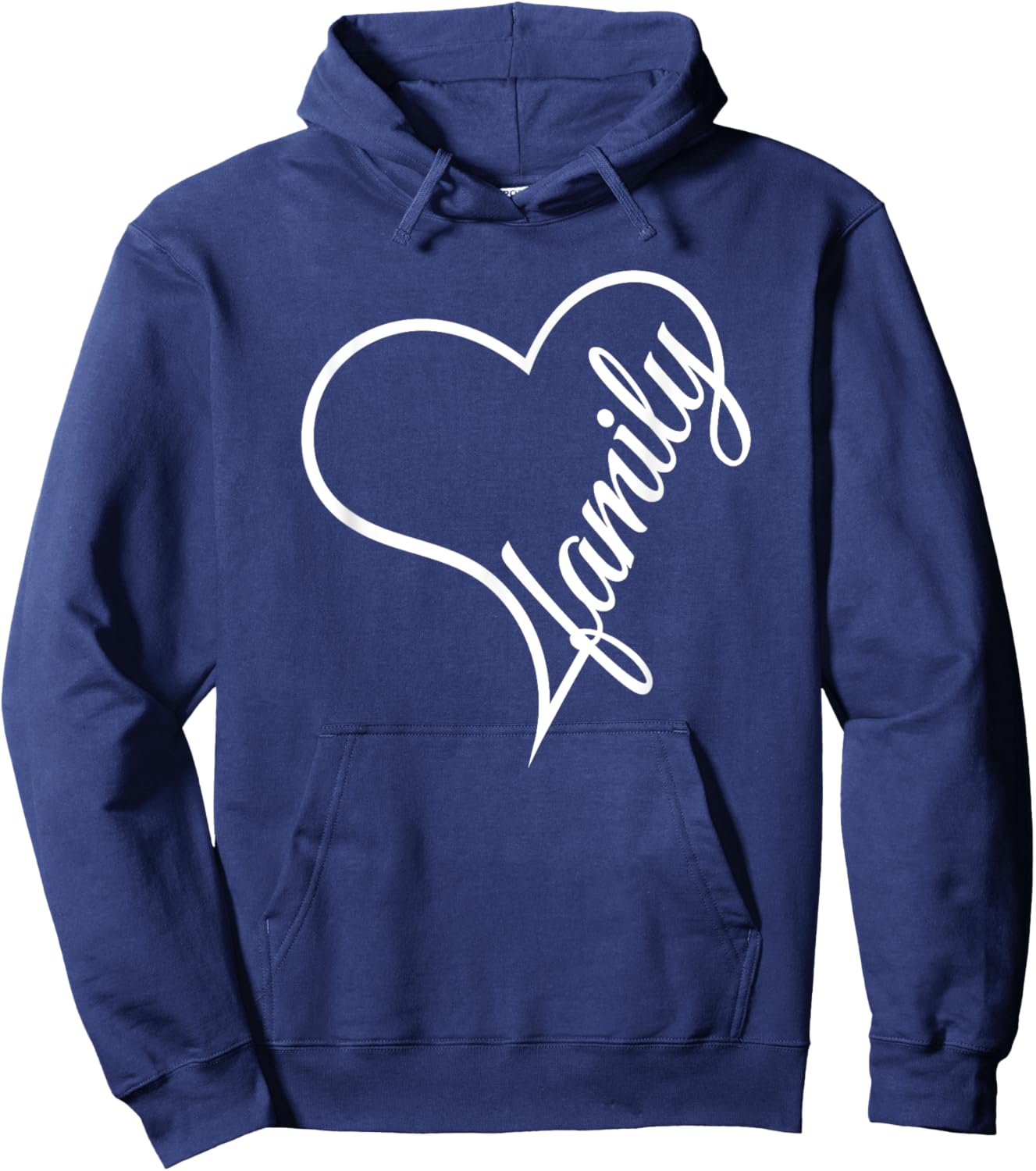 I Love My Family Cute Family Hoodie - Hoodie | Navy