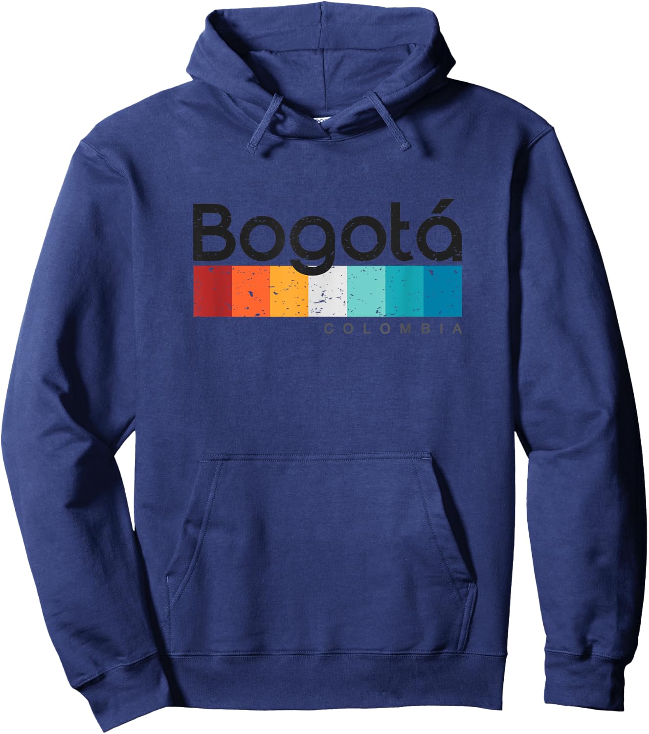 Bogota Colombia Retro style Vintage Design Hoodie - Hoodie | Navy