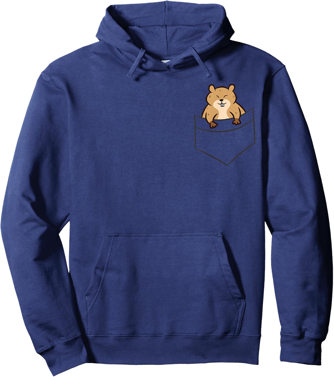 Gopher In The Pocket Cute Pocket Gopher Hoodie - Hoodie | Navy