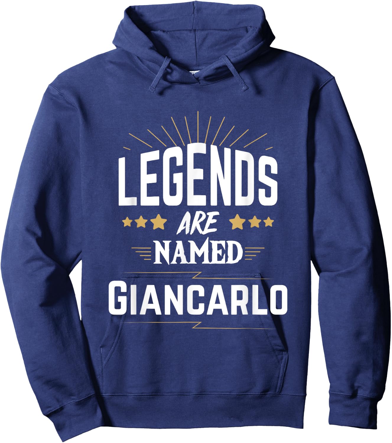 Legends Are Named Giancarlo Hoodie - Hoodie | Navy