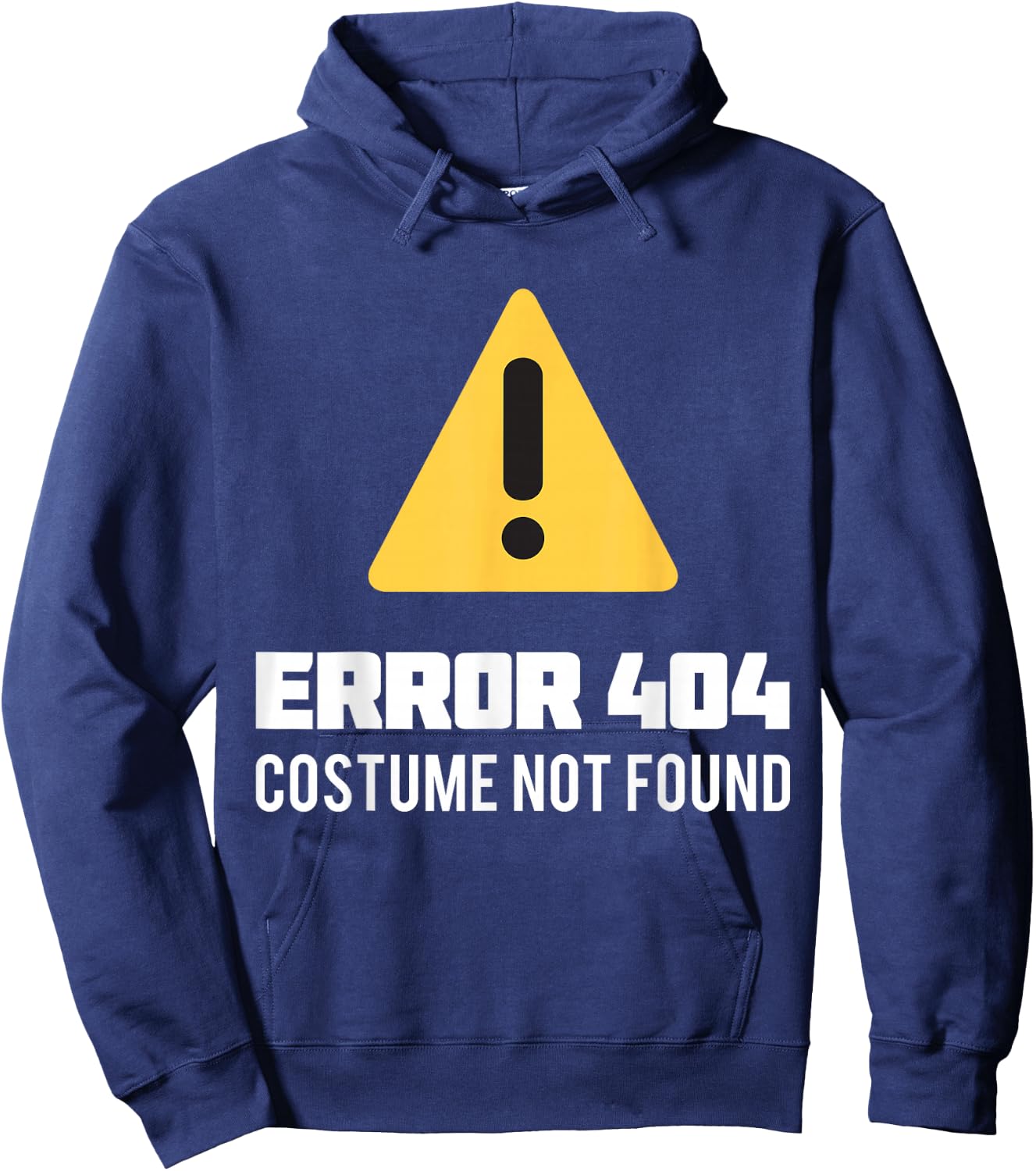 Halloween Geek Nerd Costume Error 404 Not Found Hoodie - Hoodie | Navy