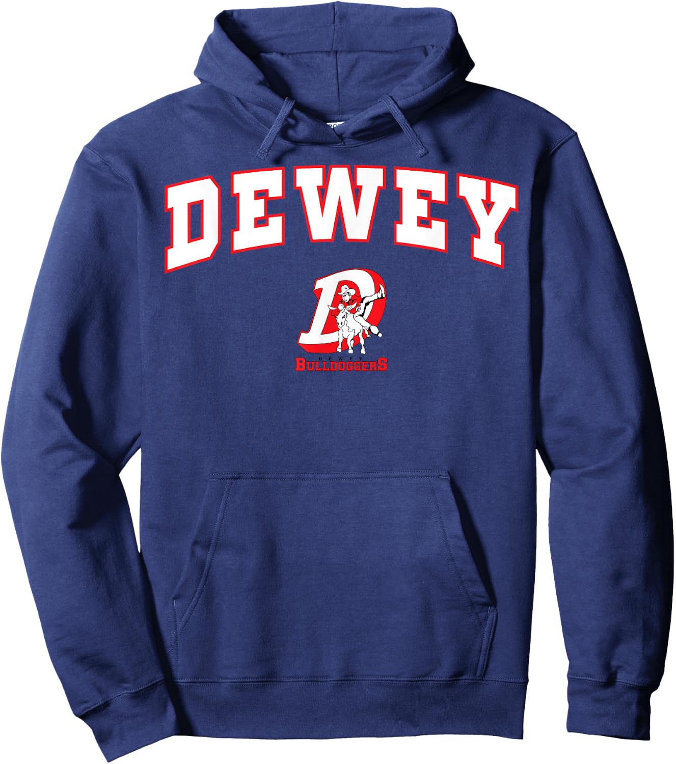 Dewey High School Bulldoggers C2 Hoodie - Hoodie | Navy