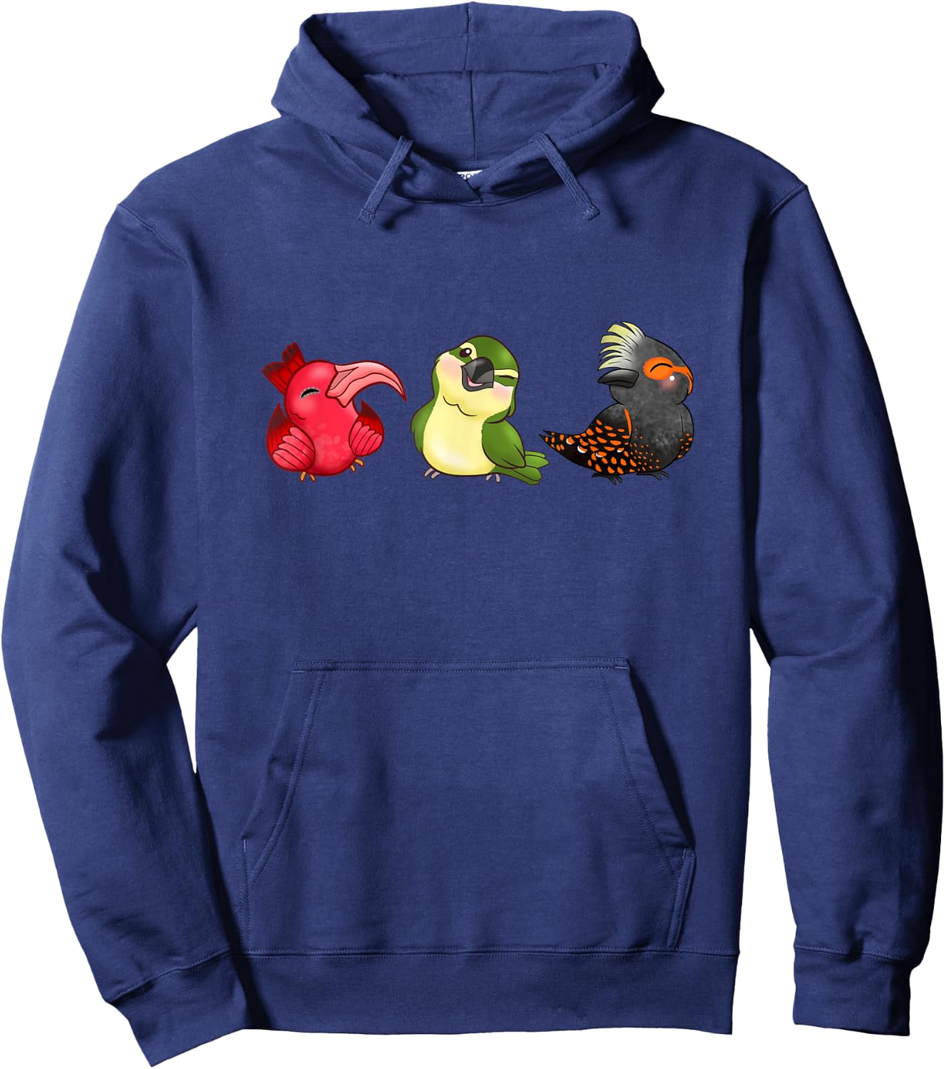 Cute Native Hawaiian Birds Hoodie - Hoodie | Navy