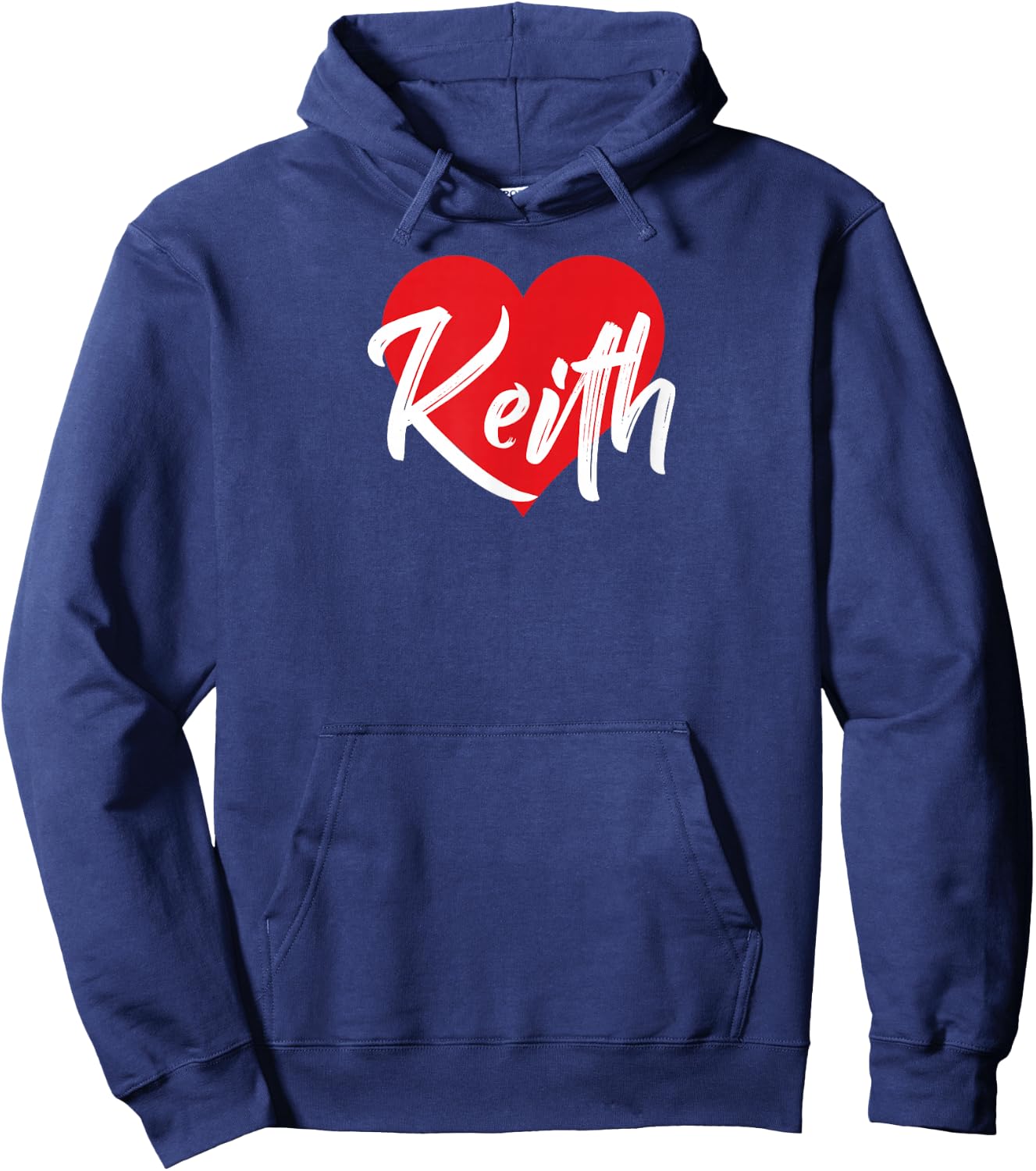 I Love Keith First Name I Heart Named Hoodie - Hoodie | Navy