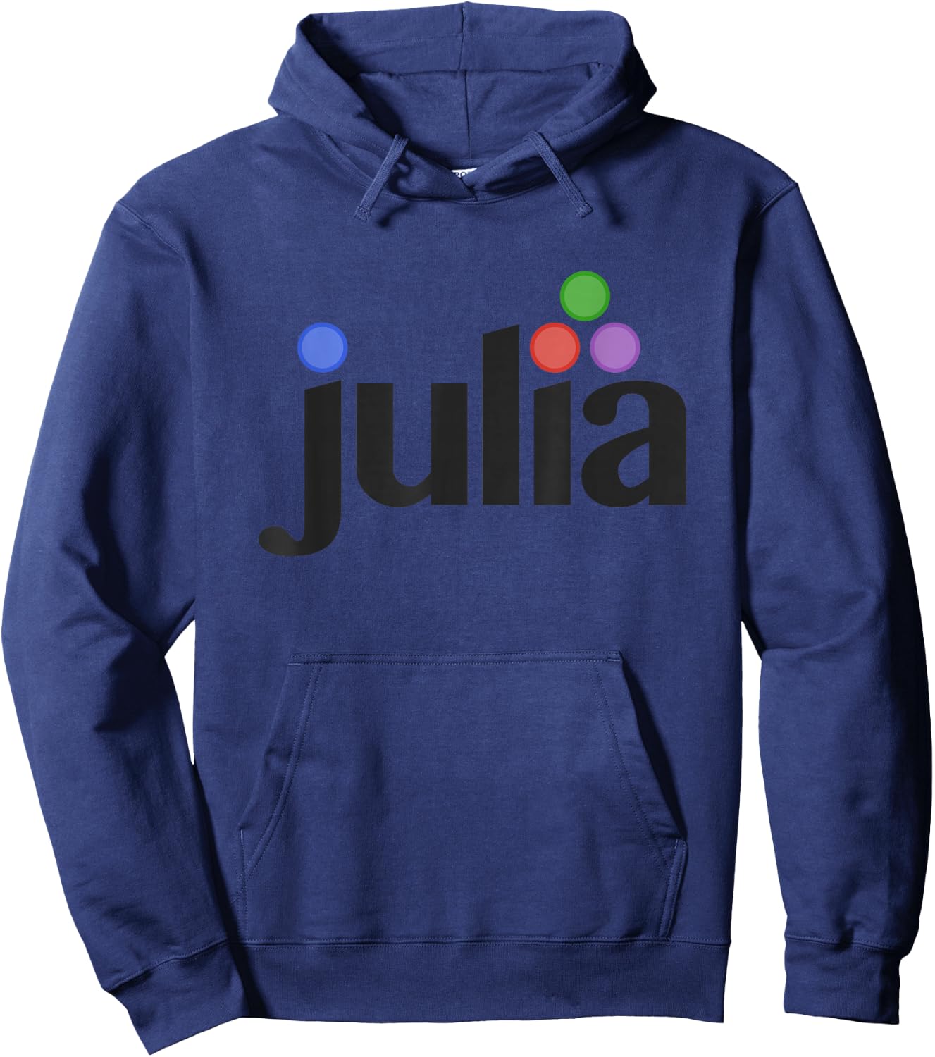Julia Programming - Julia Programmers Logo Gift Hoodie - Hoodie | Navy