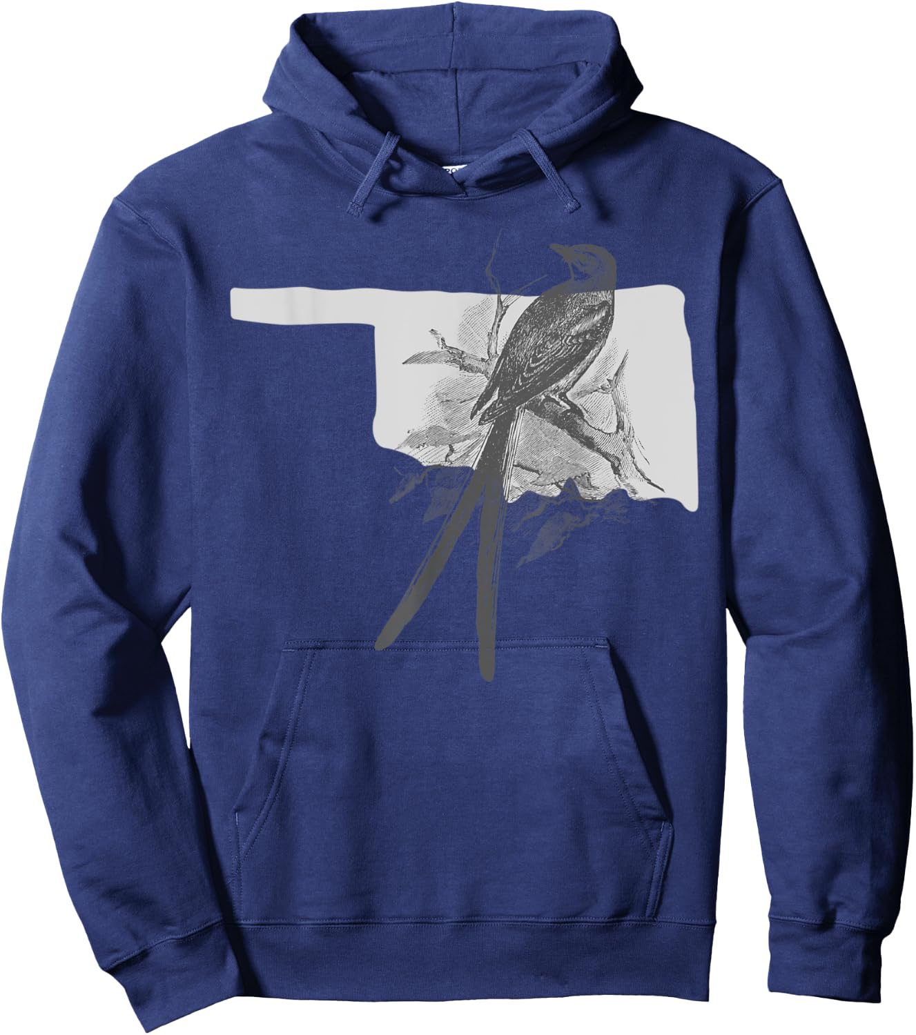 Oklahoma State Scissor-Tailed Flycatcher Hoodie - Hoodie | Navy