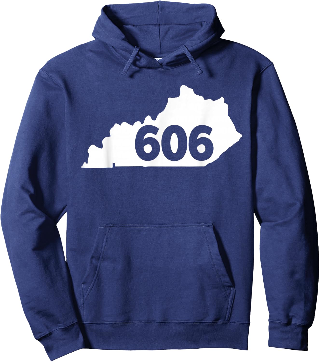 Kentucky 606 Area Code Hoodie - Hoodie | Navy