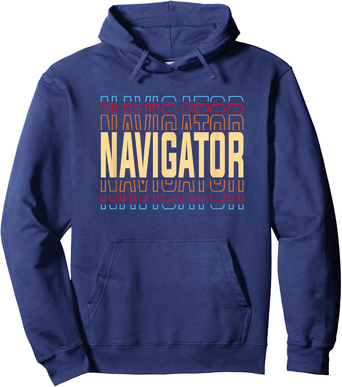 Navigator Job Title Vintage Hoodie - Hoodie | Navy