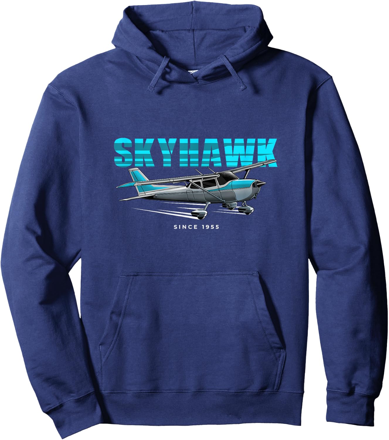 Skyhawk C172 General Aviation Airplane Aircraft Hoodie - Hoodie | Navy