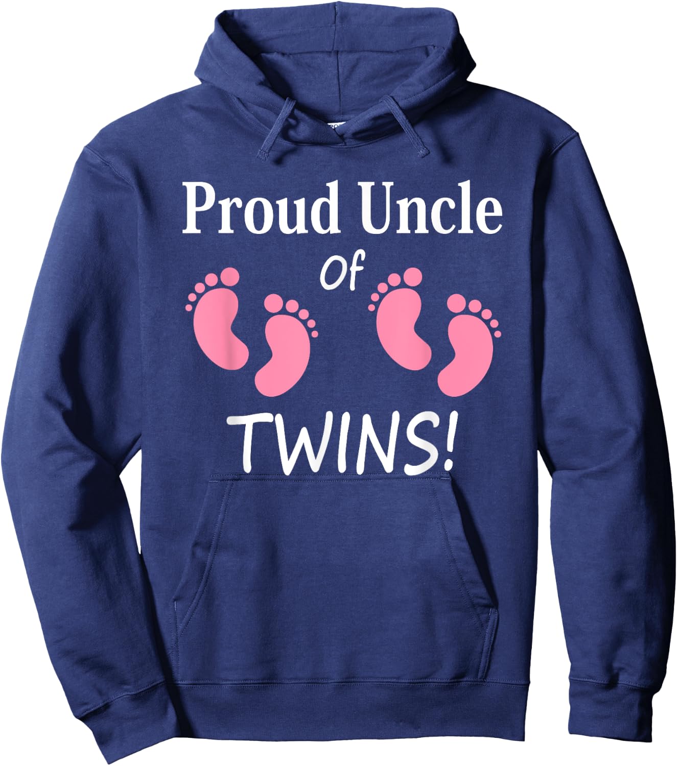 Proud Uncle of Twin Girls Special Unky Hoodie - Hoodie | Navy