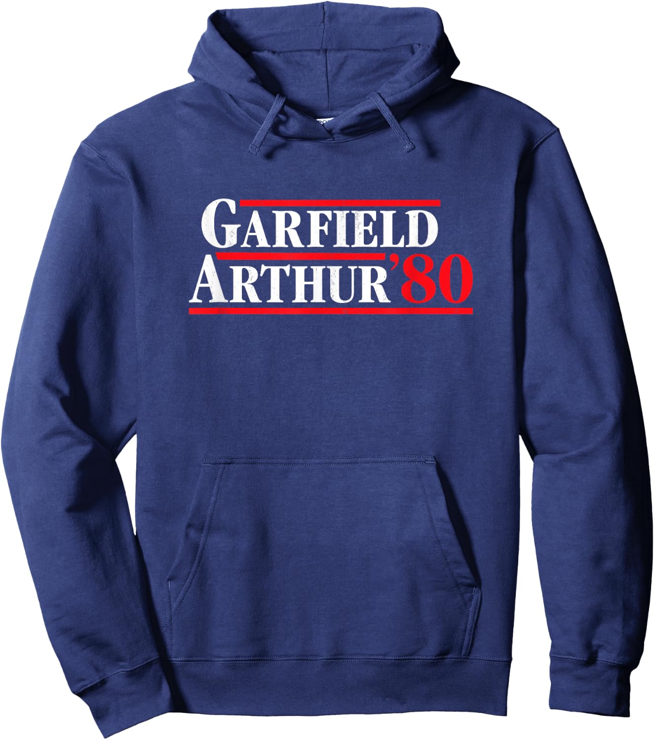 James Garfield 1880 Retro Presidential Campaign Hoodie - Hoodie | Navy