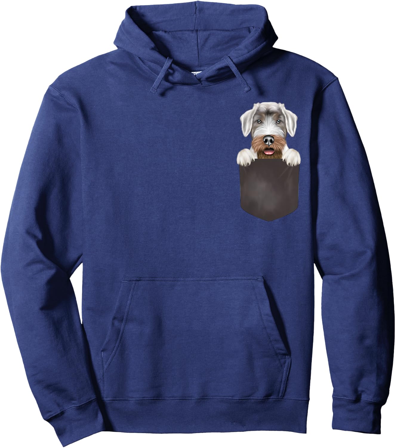 Dog In Pocket Funny Dog Lover Sealyham Terrier Hoodie - Hoodie | Navy