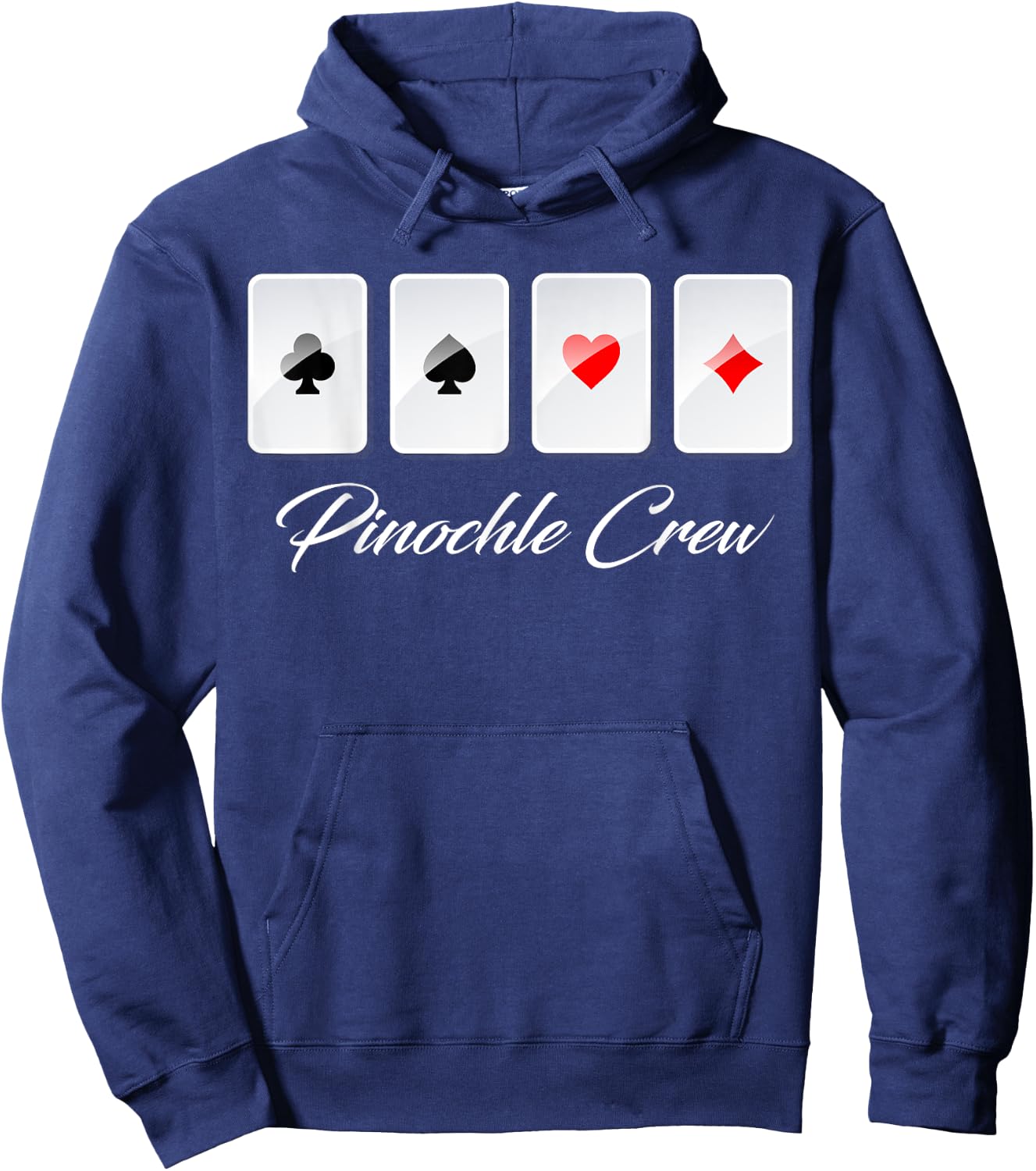 Pinochle Crew Hoodie - Hoodie | Navy