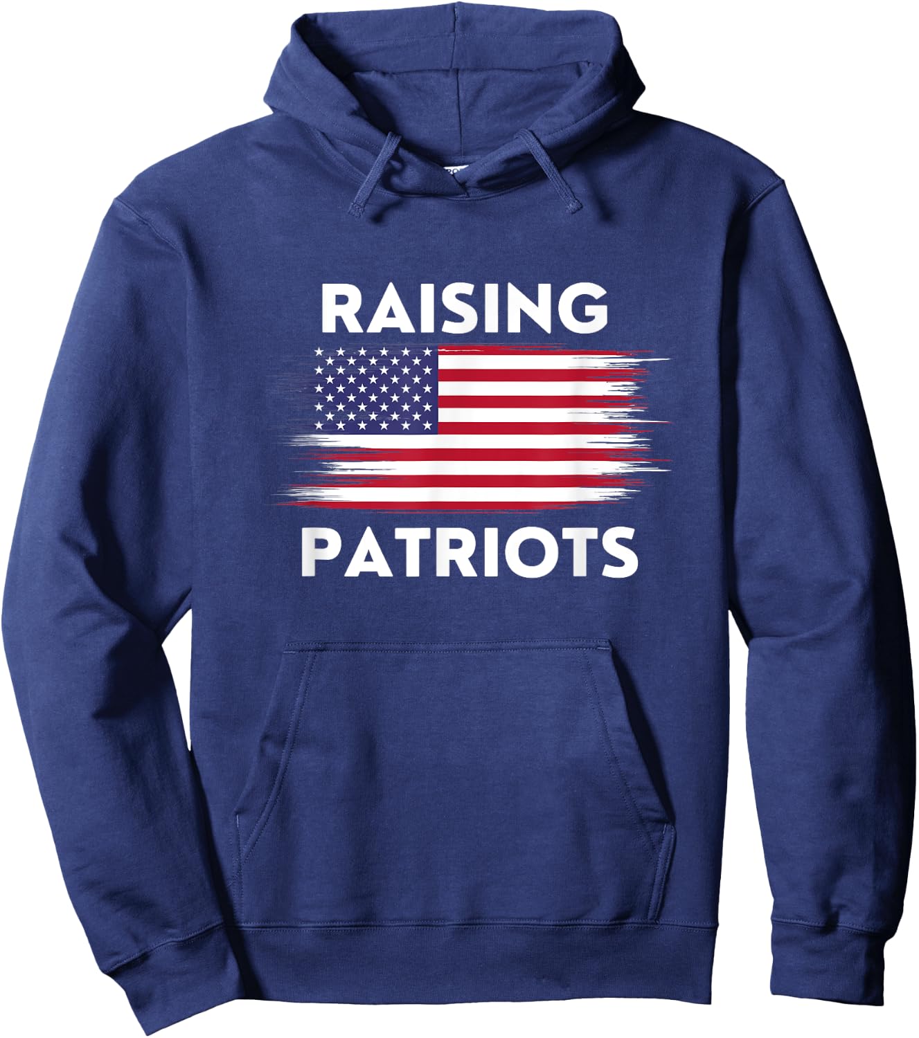 Raising Patriots Distressed American Flag Hoodie - Hoodie | Navy