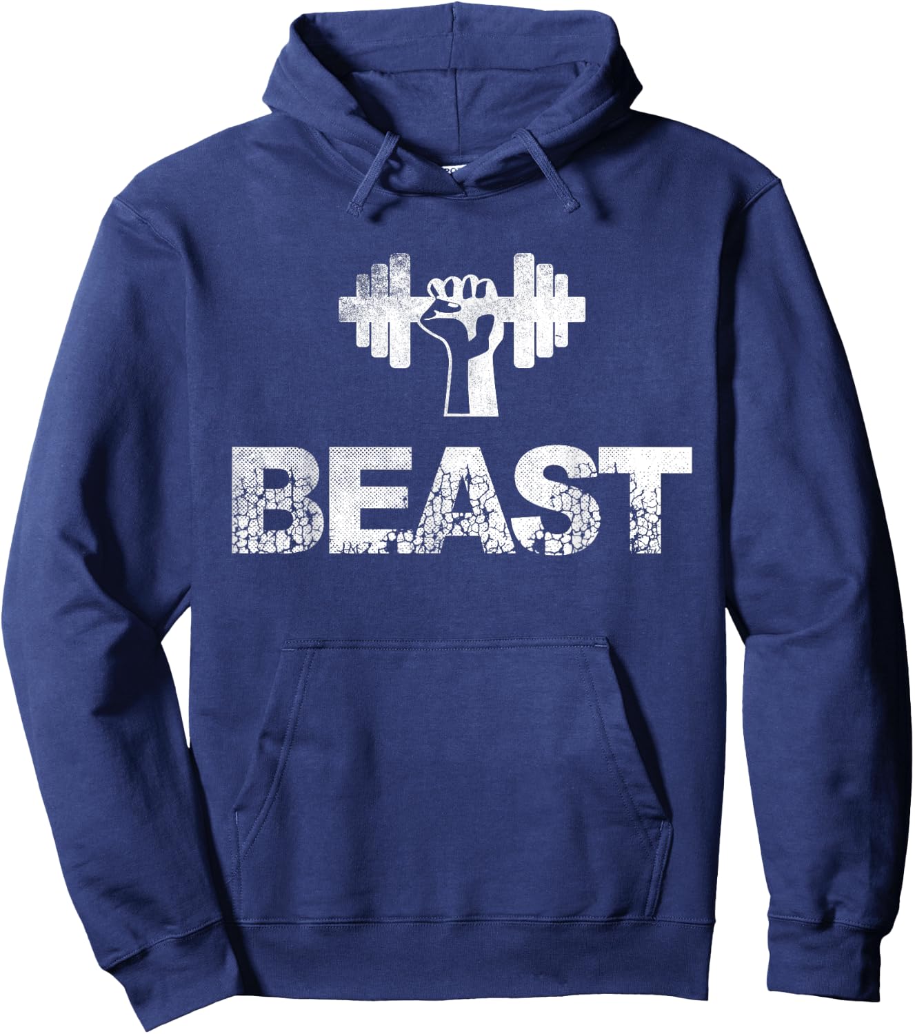 Beast Gym T Shirt Workout Bodybuilding Gift Hoodie - Hoodie | Navy